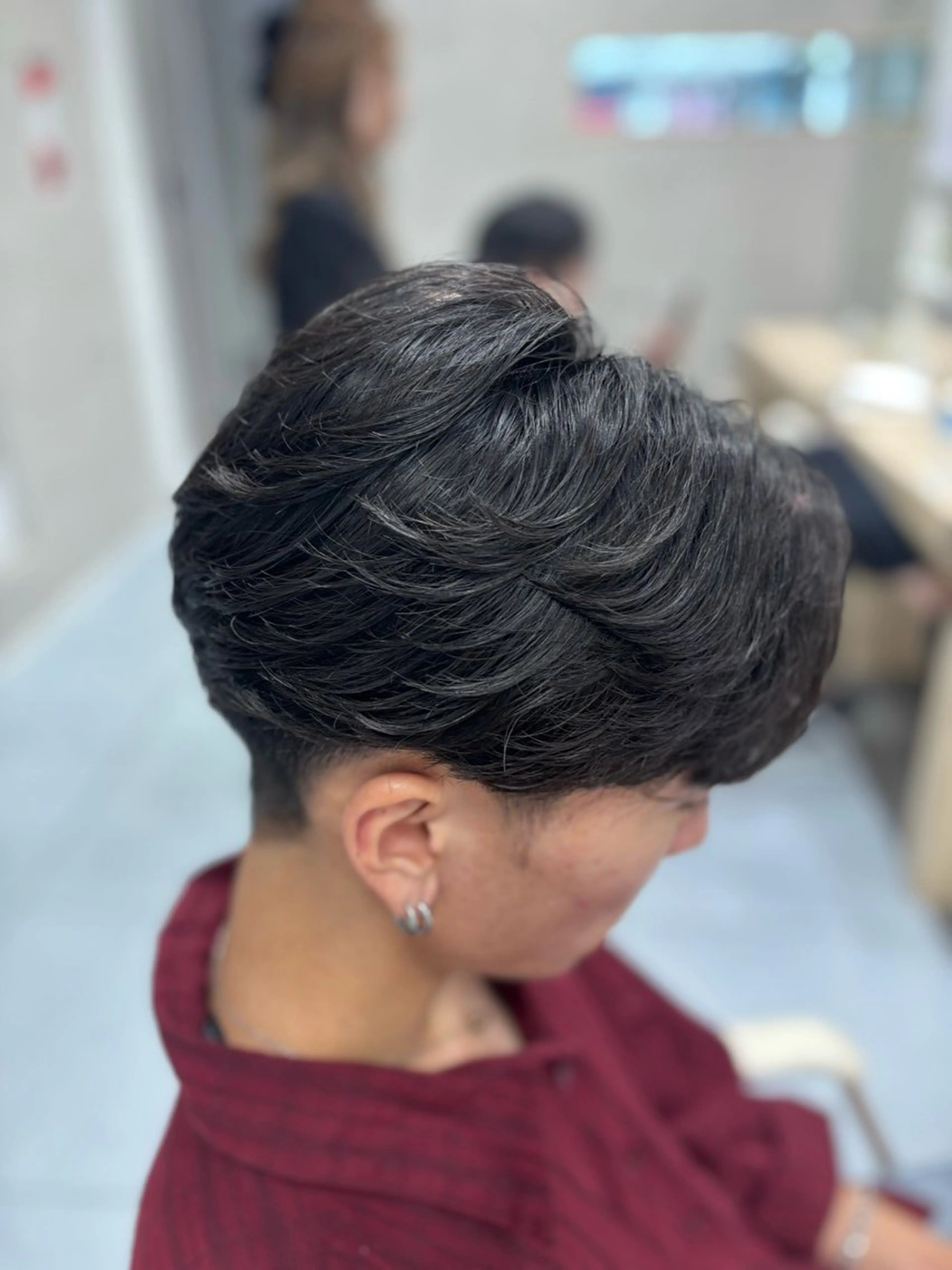 ショート パーマ メンズ カット パーマ メンズ特化韓国風 パーマスタイル/りんのヘアスタイル