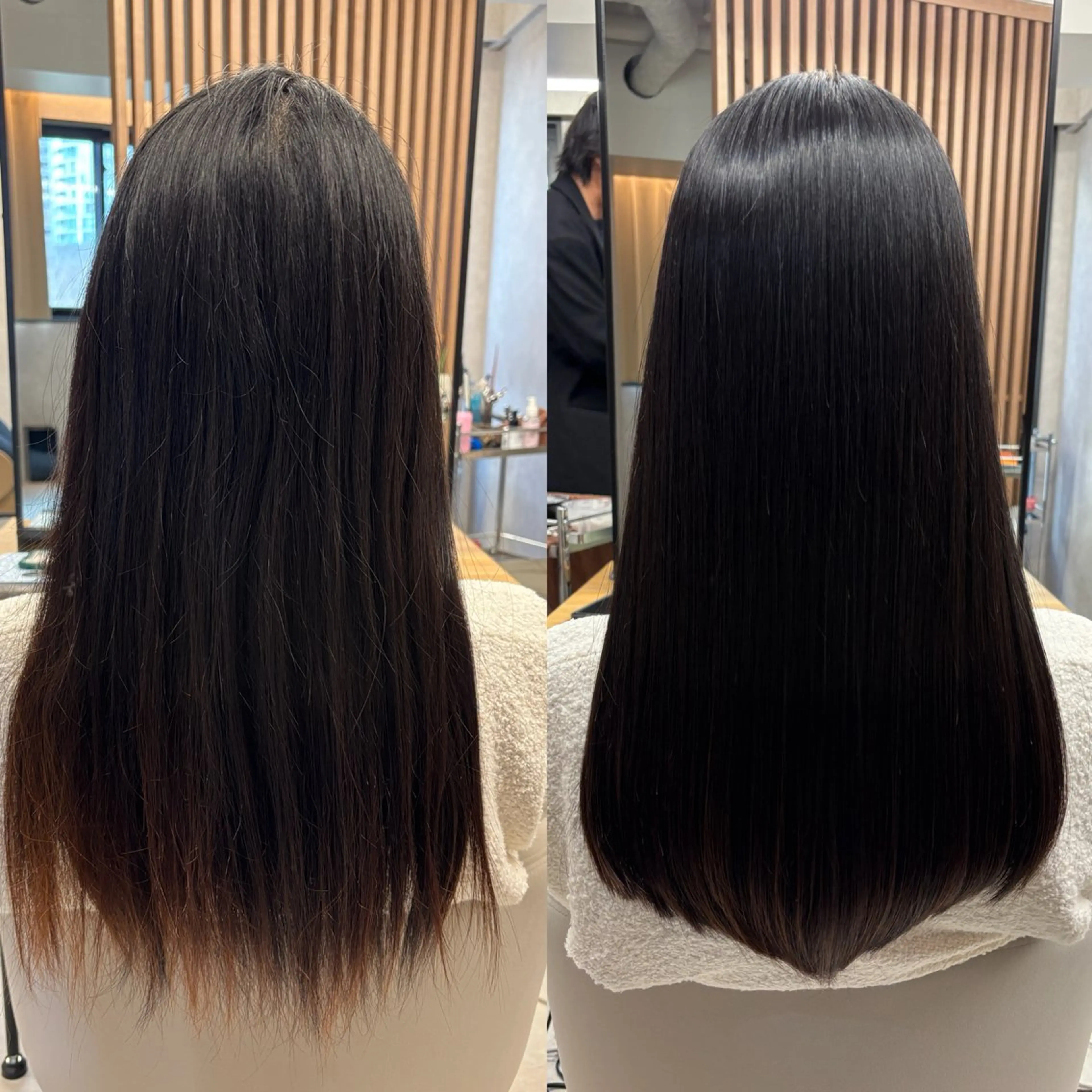 ロング 髪質改善 縮毛矯正 トリートメント 矢口 嵩人のヘアスタイル