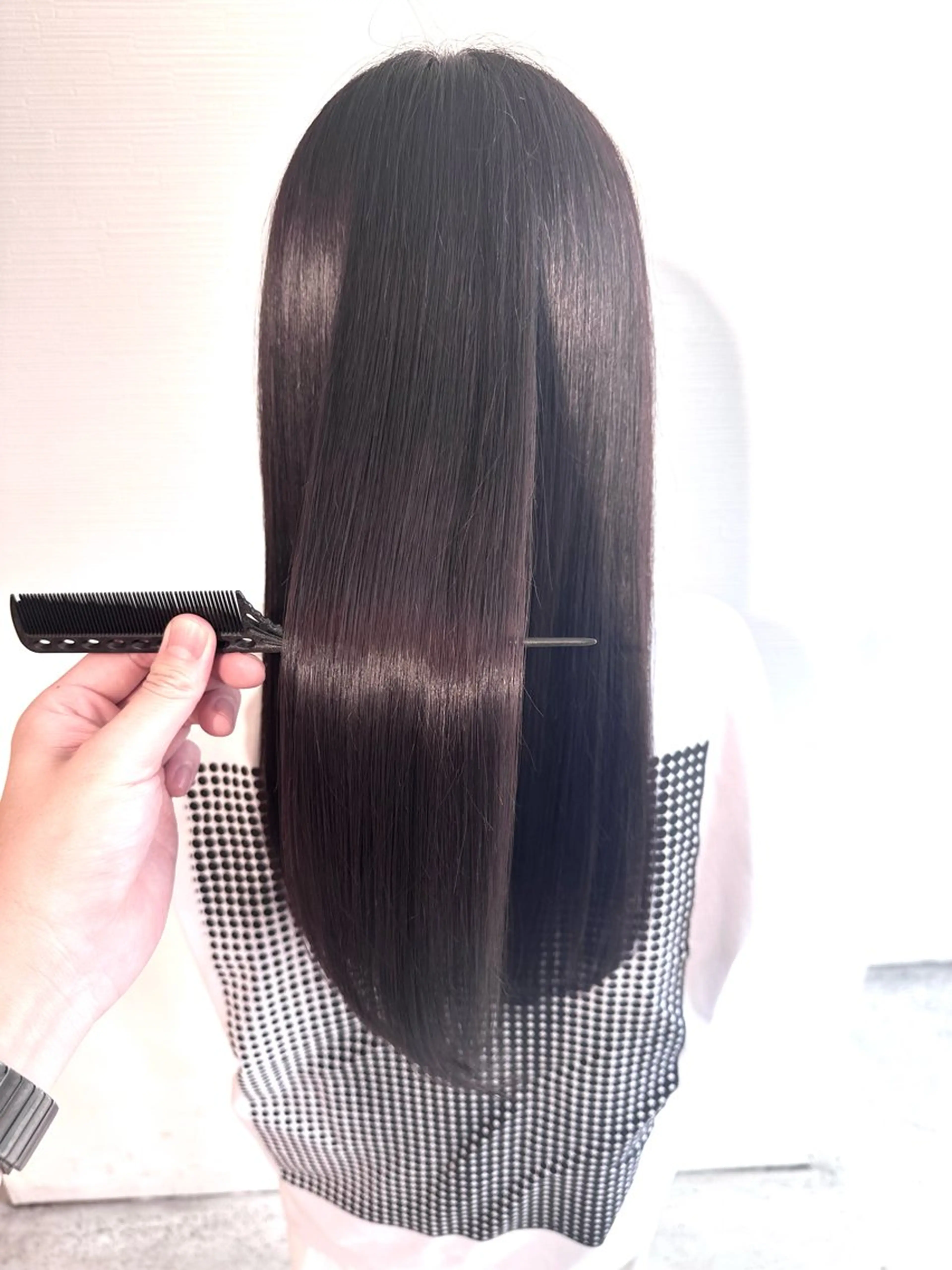 セミロング カラー 髪質改善 トリートメント 🌈ハイトーン髪質改 善🌈polon🌟のヘアスタイル