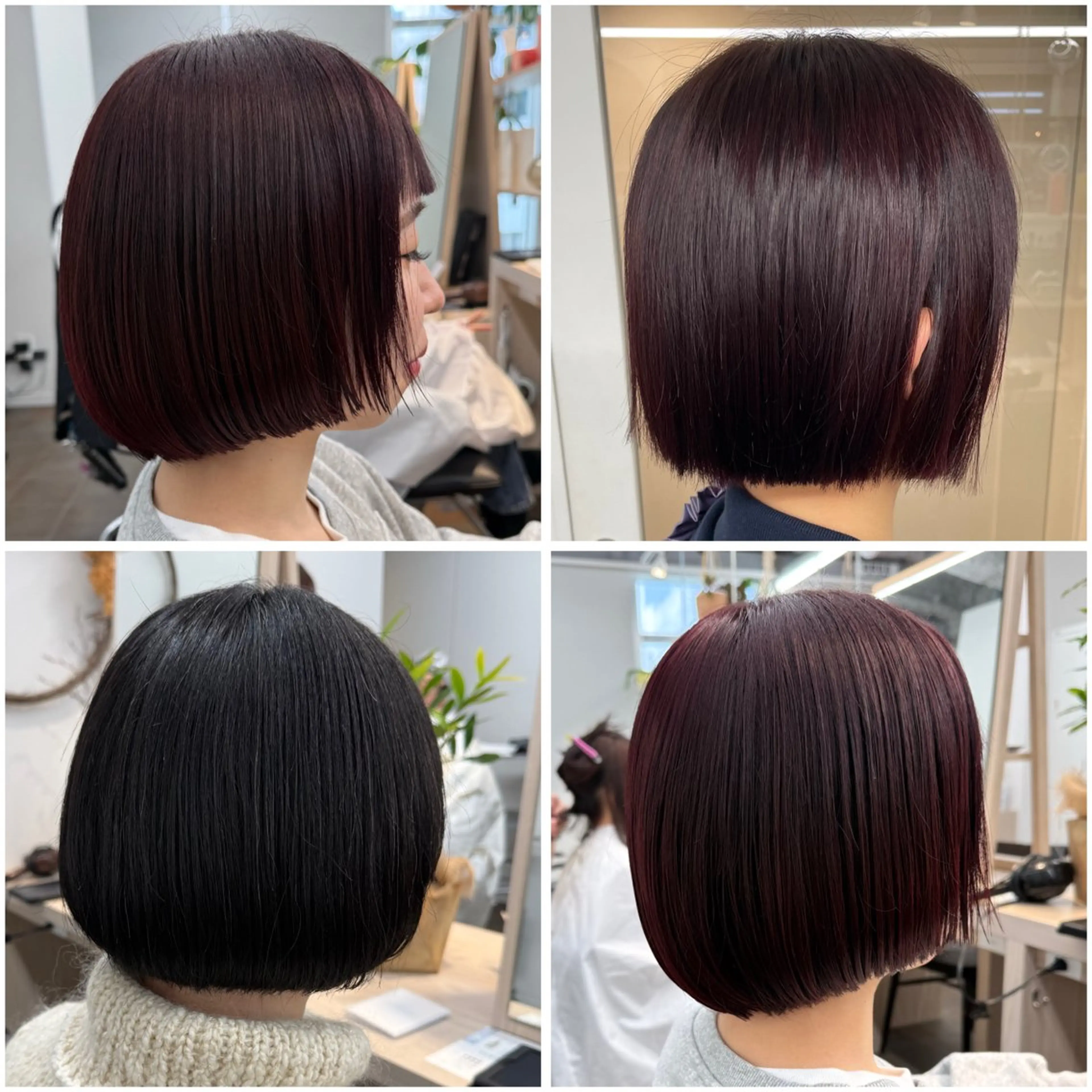 ミディアム ボブ カット トリートメント miwa/ボブパーマ /モードボブのヘアスタイル