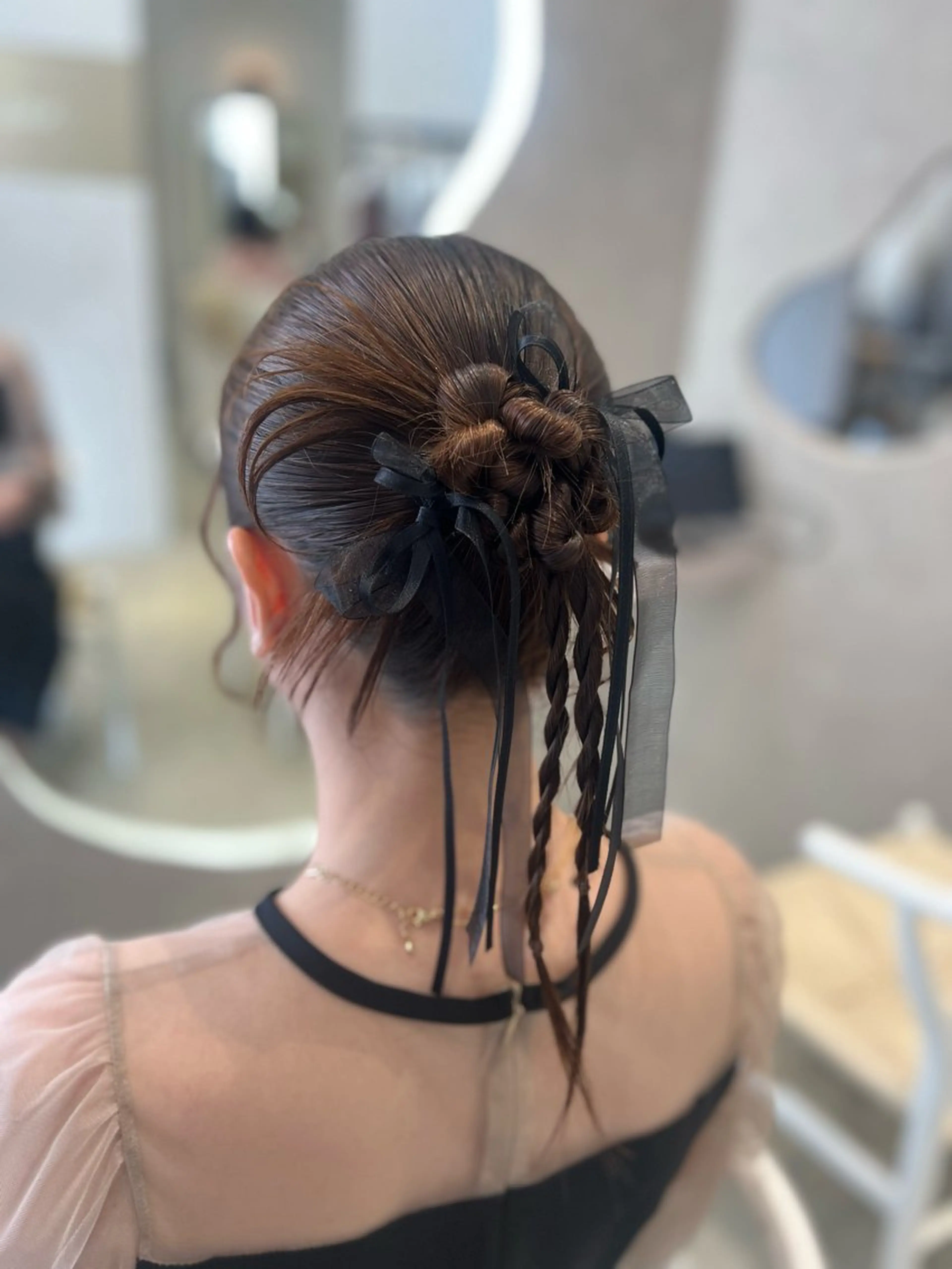 ヘアアレンジ ヘアセット 小池 夏美のヘアスタイル