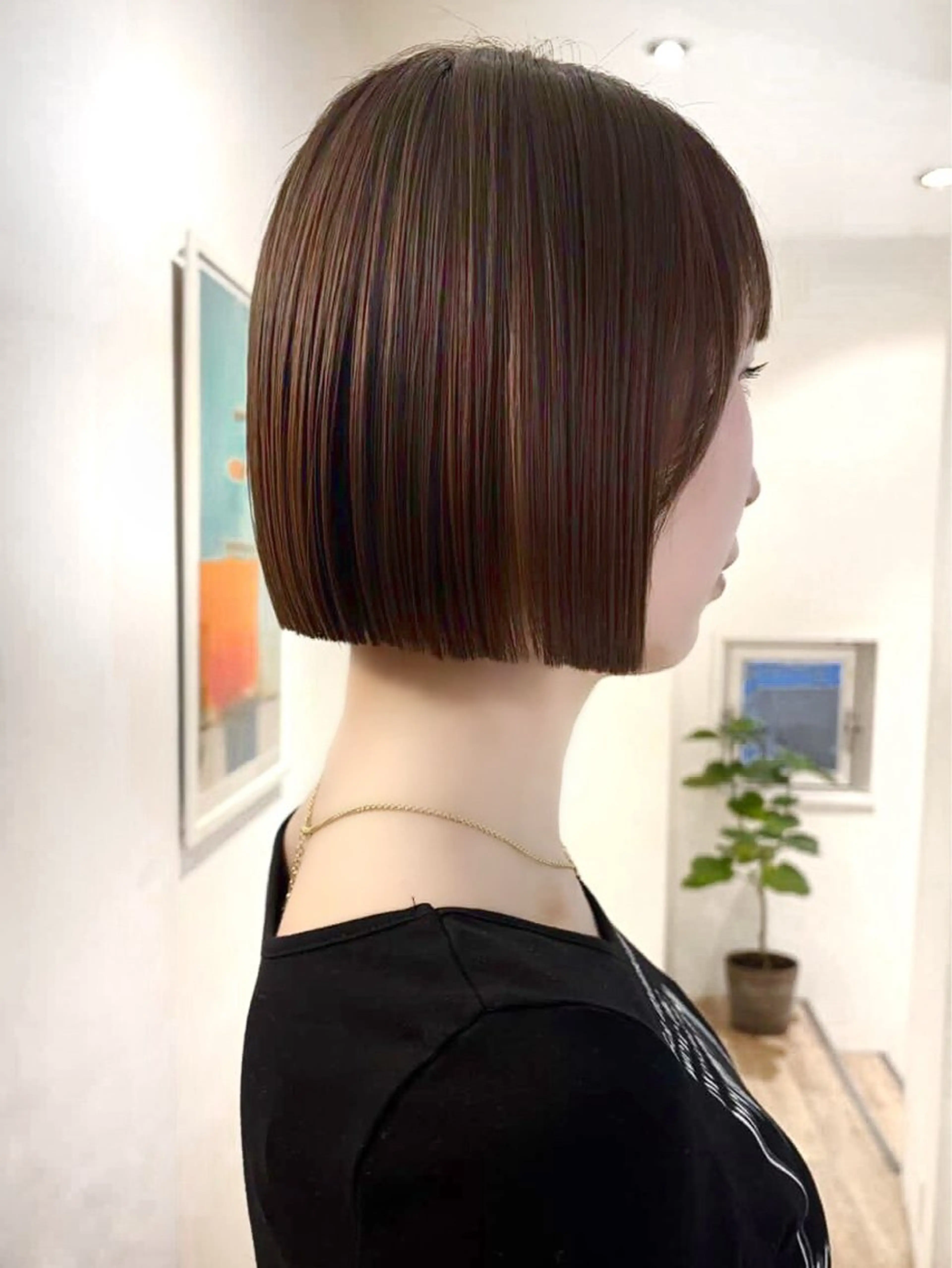 ショート カット みう/メンズ レイヤー 顔周りのヘアスタイル