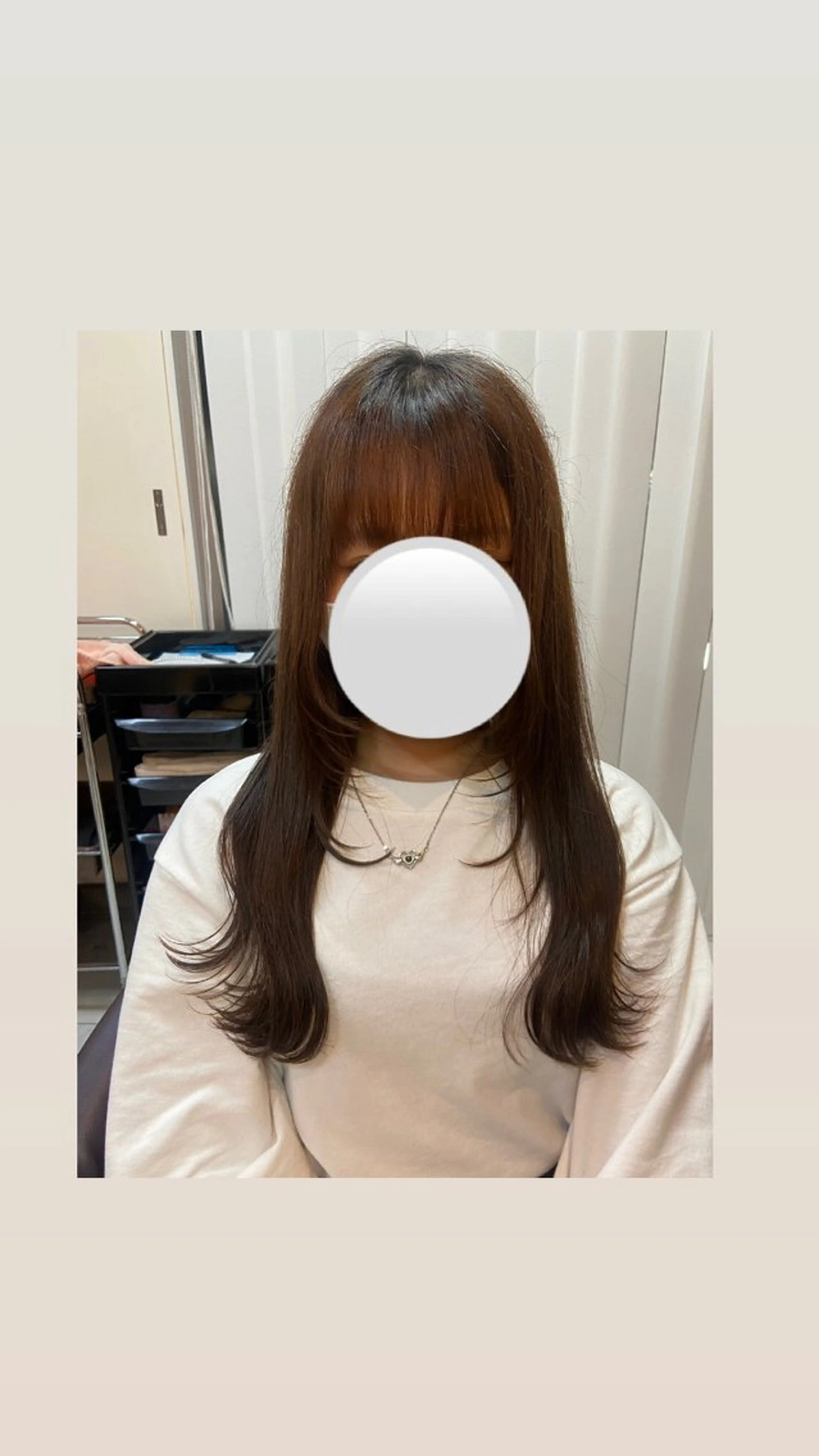 ロング 🎀透明感カラー 🐈ナズナのヘアスタイル