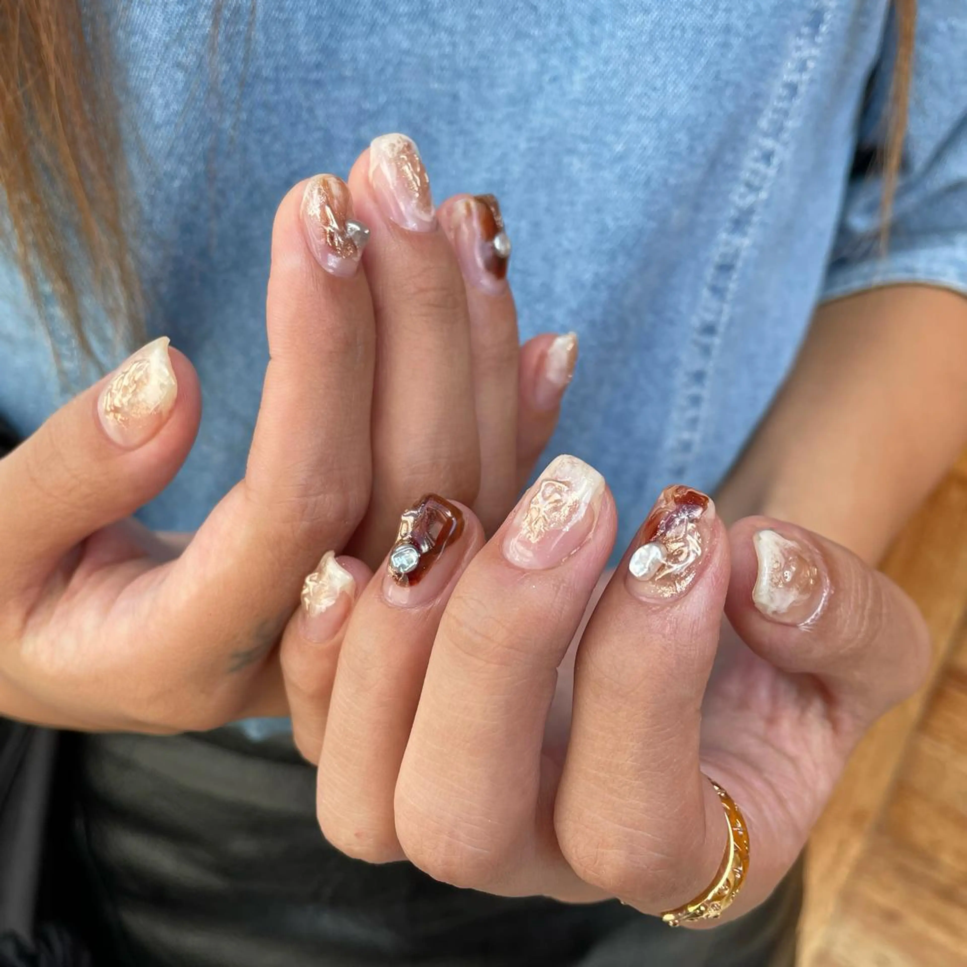 ネイル 新井 ひなののネイルデザイン