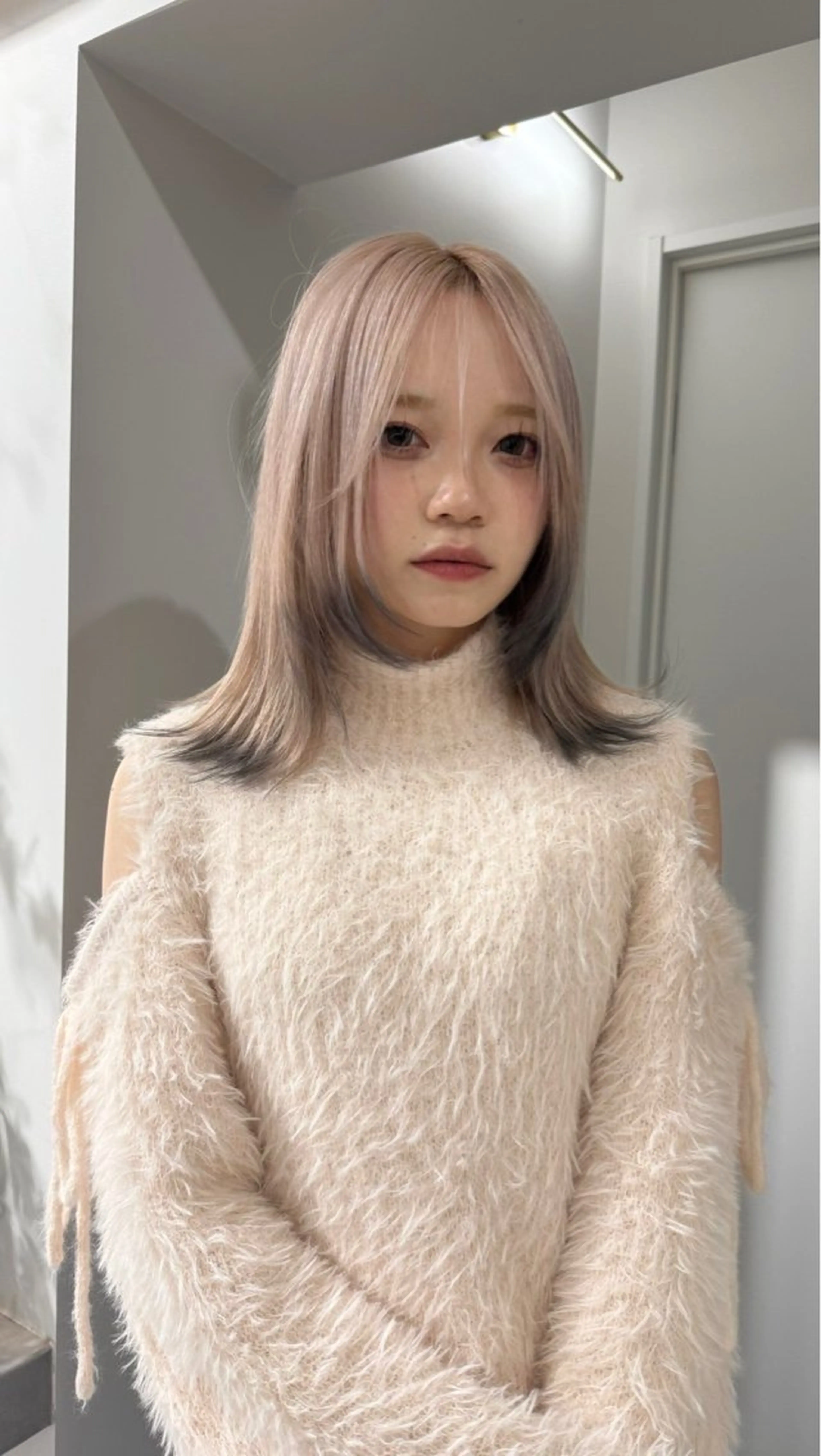 ミディアム ヘアカラー カラーモデル募集中 Rei🐈‍⬛/大宮のヘアスタイル