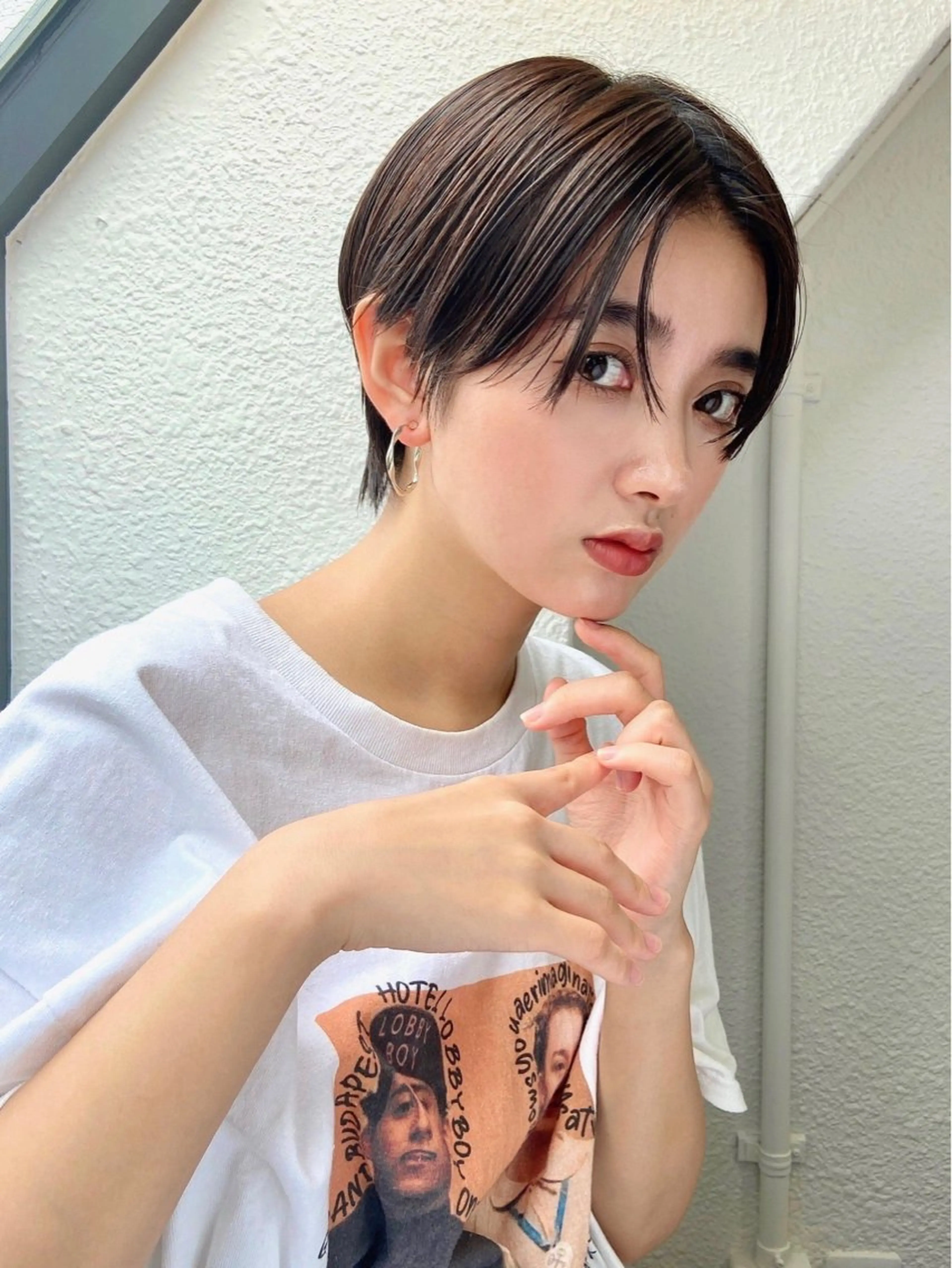 平日《ミニモ学割》🌸【学生就活成就】ツヤ黒染め+好印象カット✄の写真