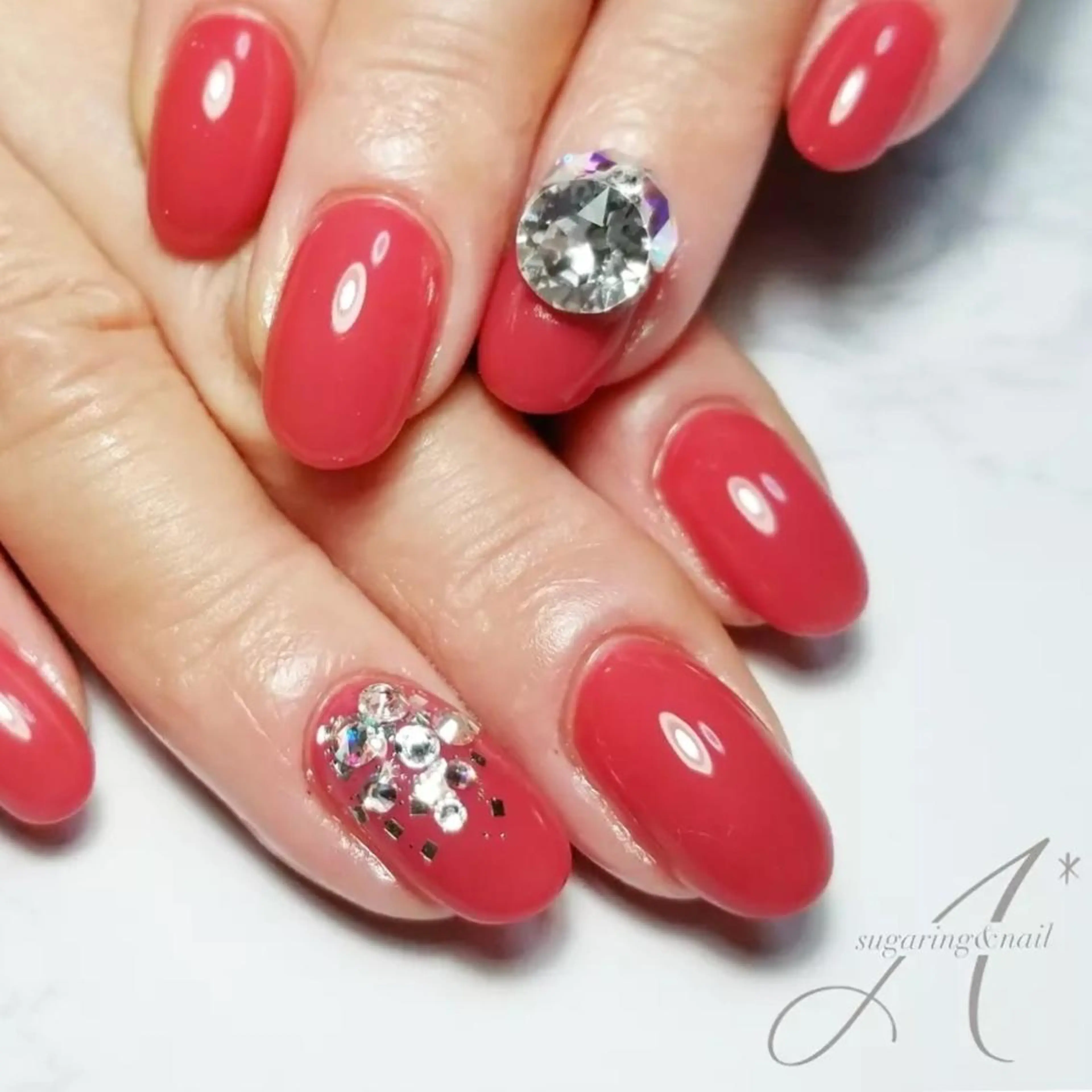 ネイル ミディアム A*《エースター》 シュガーリング🍋のエステ・リラクイメージ