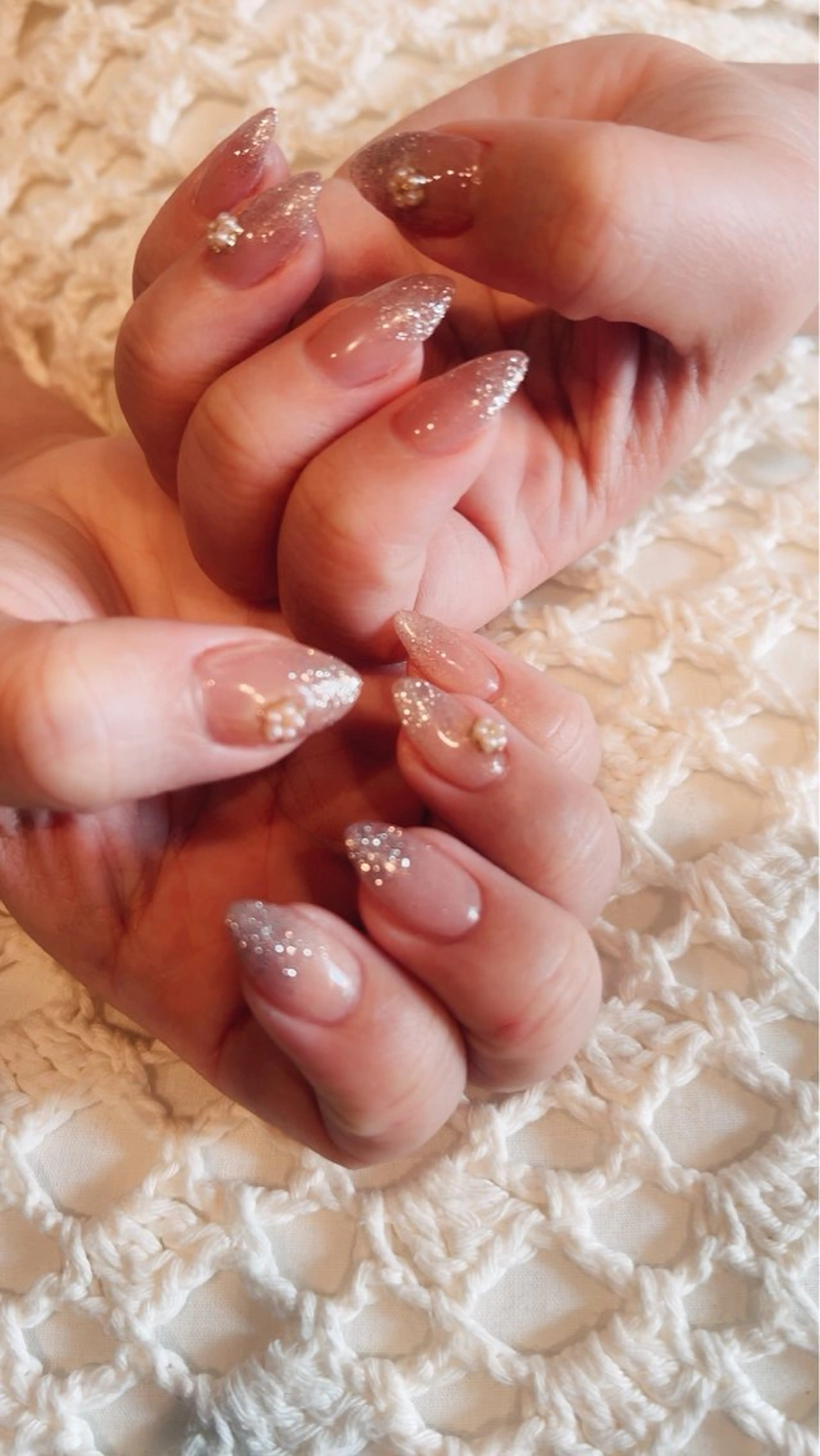 ネイル ラメ(グリッター) ラメグラデーション momoist YU |福岡|大名のネイルデザイン