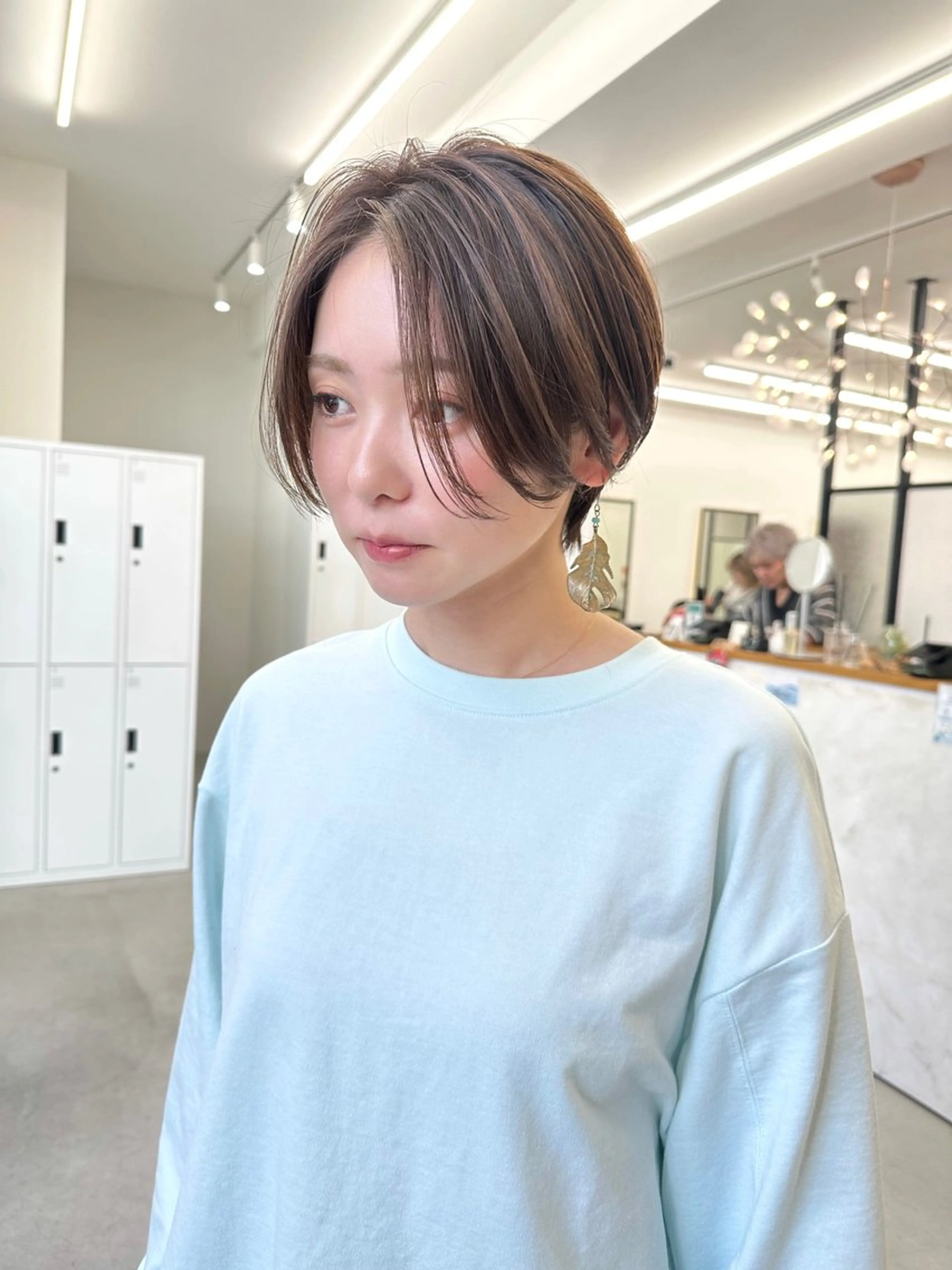 ショート レイヤー似合わせ カット/山下凌生のヘアスタイル