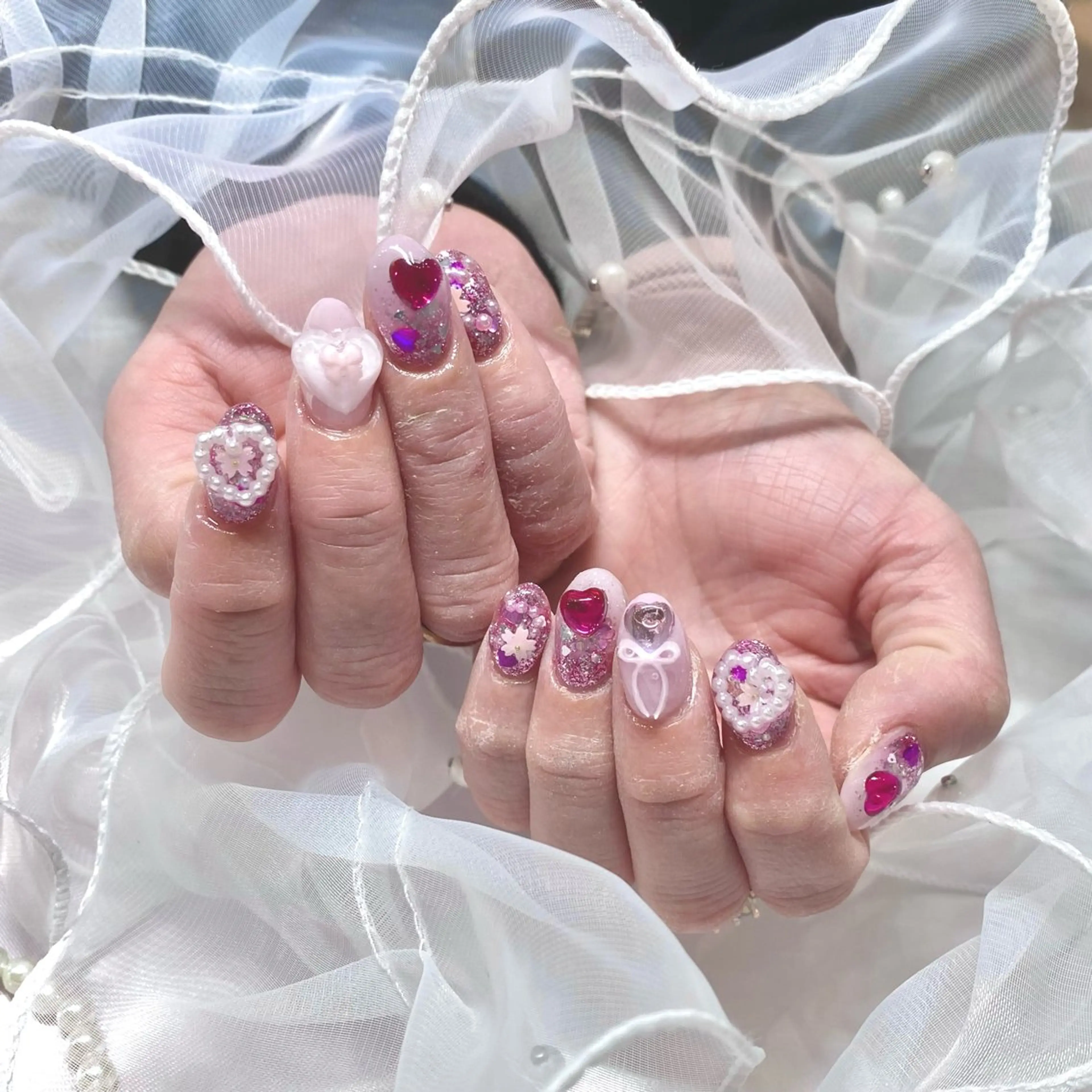 ネイル ハンドネイル Yveil心斎橋店 hirokoのネイルデザイン