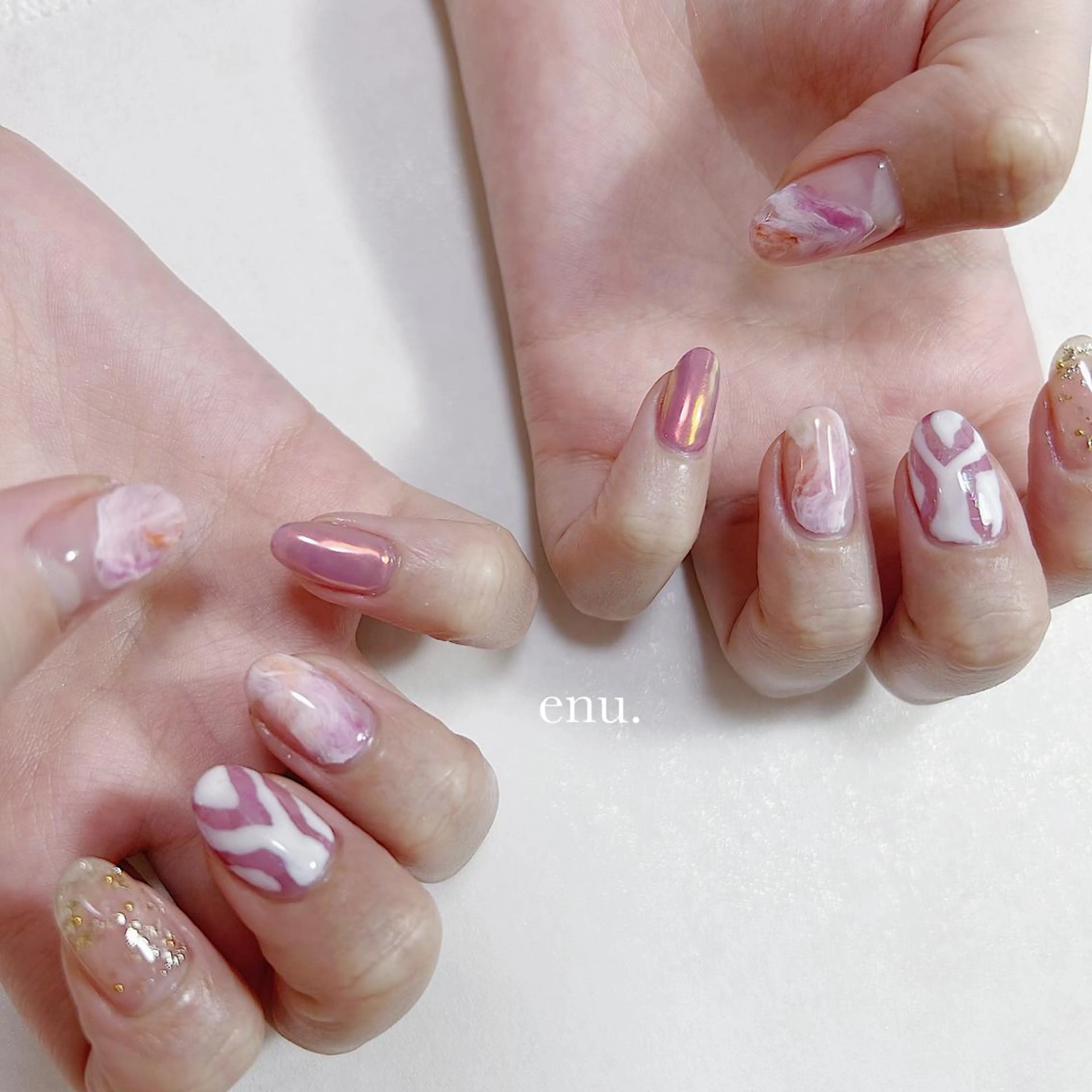 ネイル ハンドネイル enu. nanakoのネイルデザイン