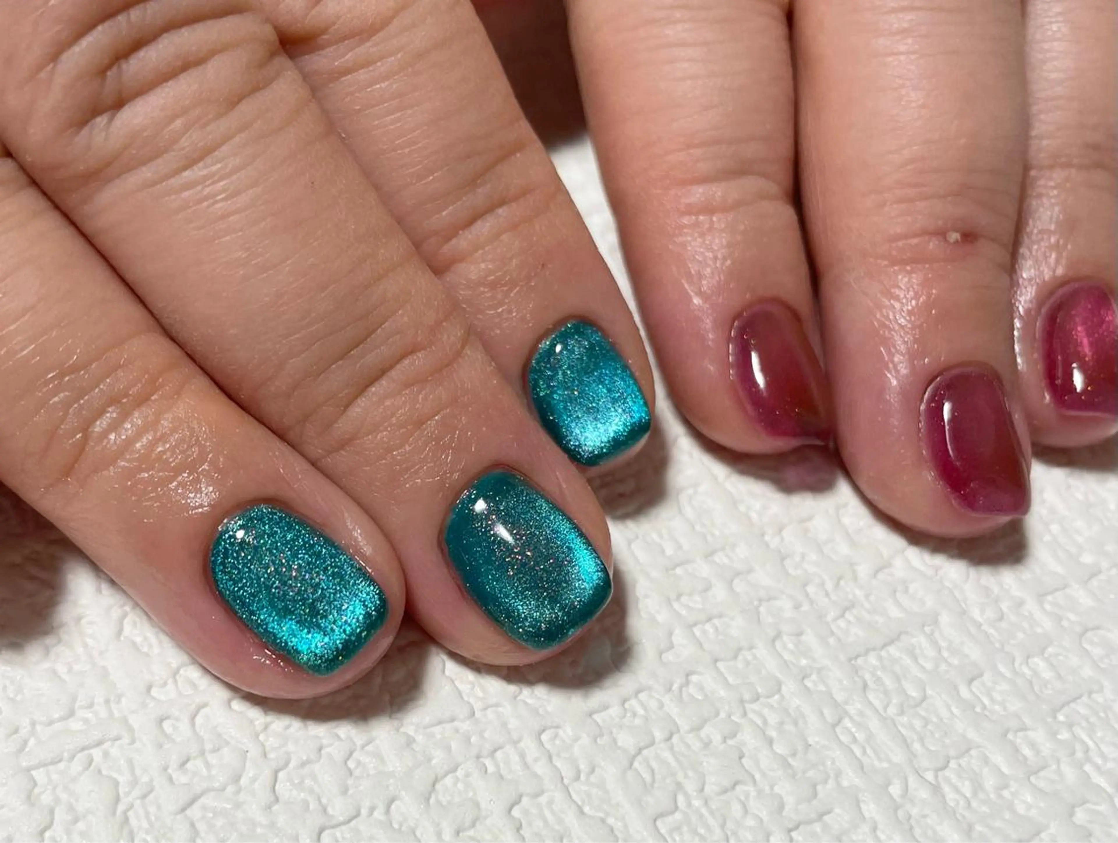 ネイル マグネットネイル ハンドネイル Shimmer Nail⋆*✩のネイルデザイン