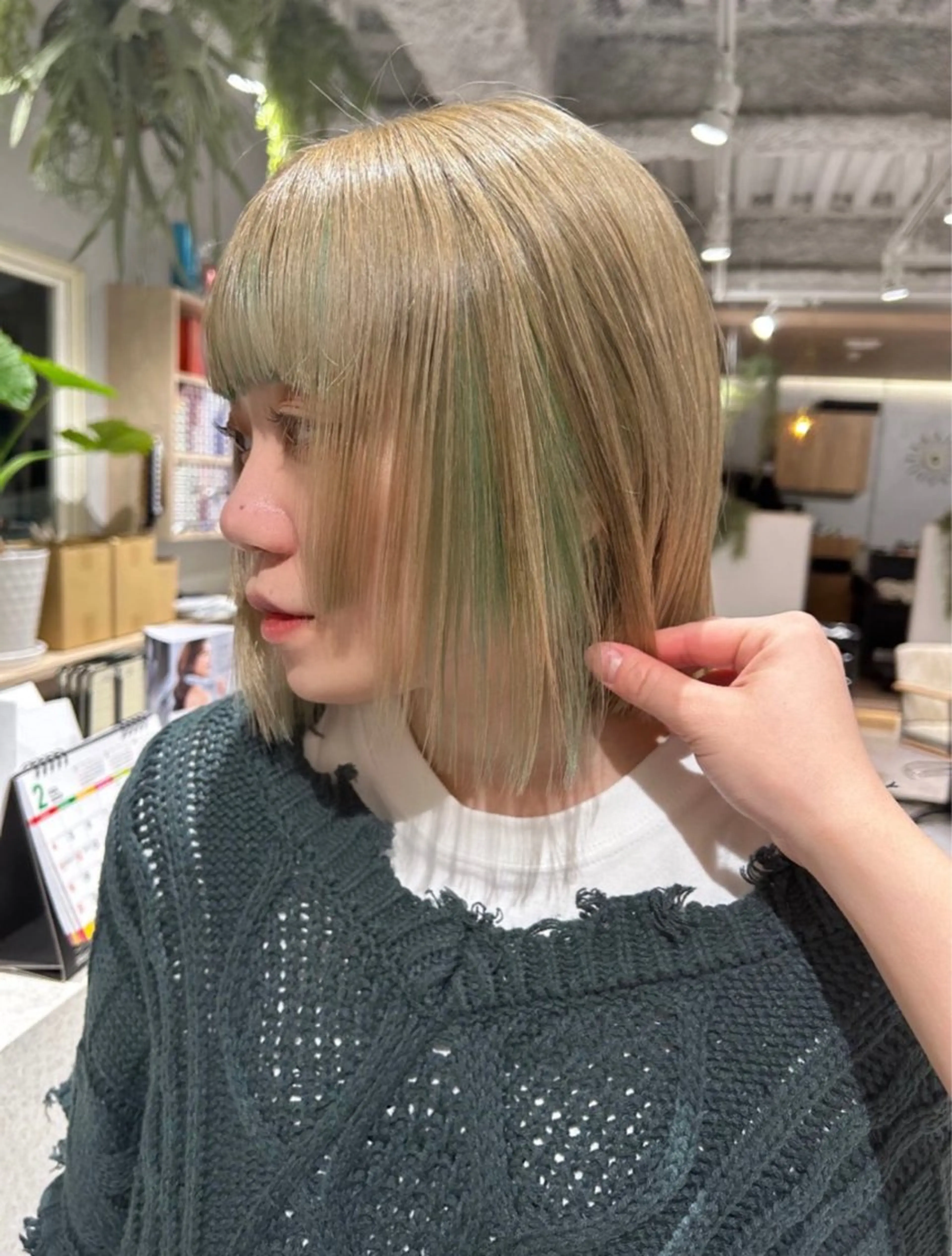 ミディアム ヘアカラー hair&eye🎀 /momoKaのヘアスタイル