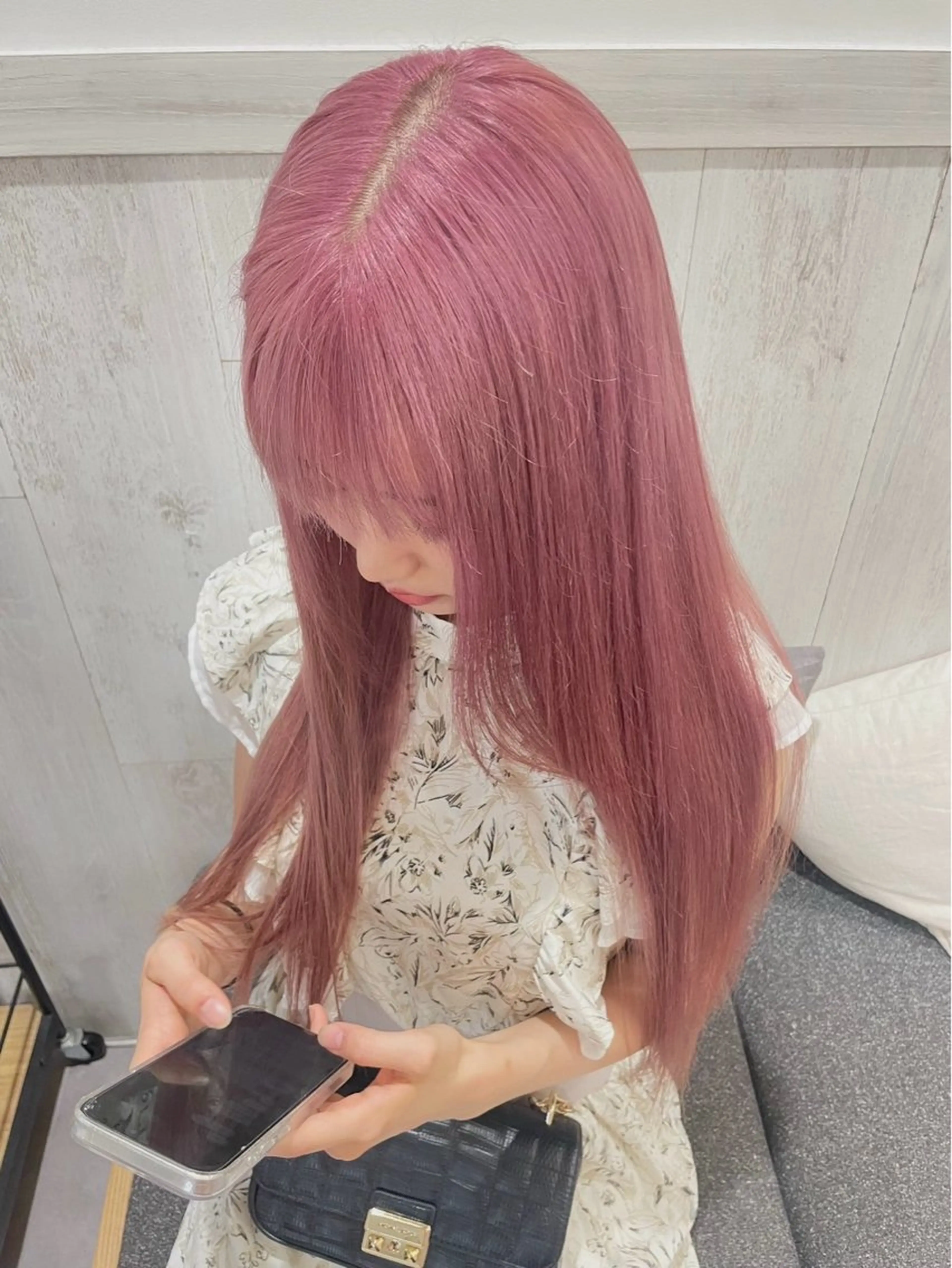 カラー レイヤーカット/ 艶カラー/山内一暉のヘアスタイル