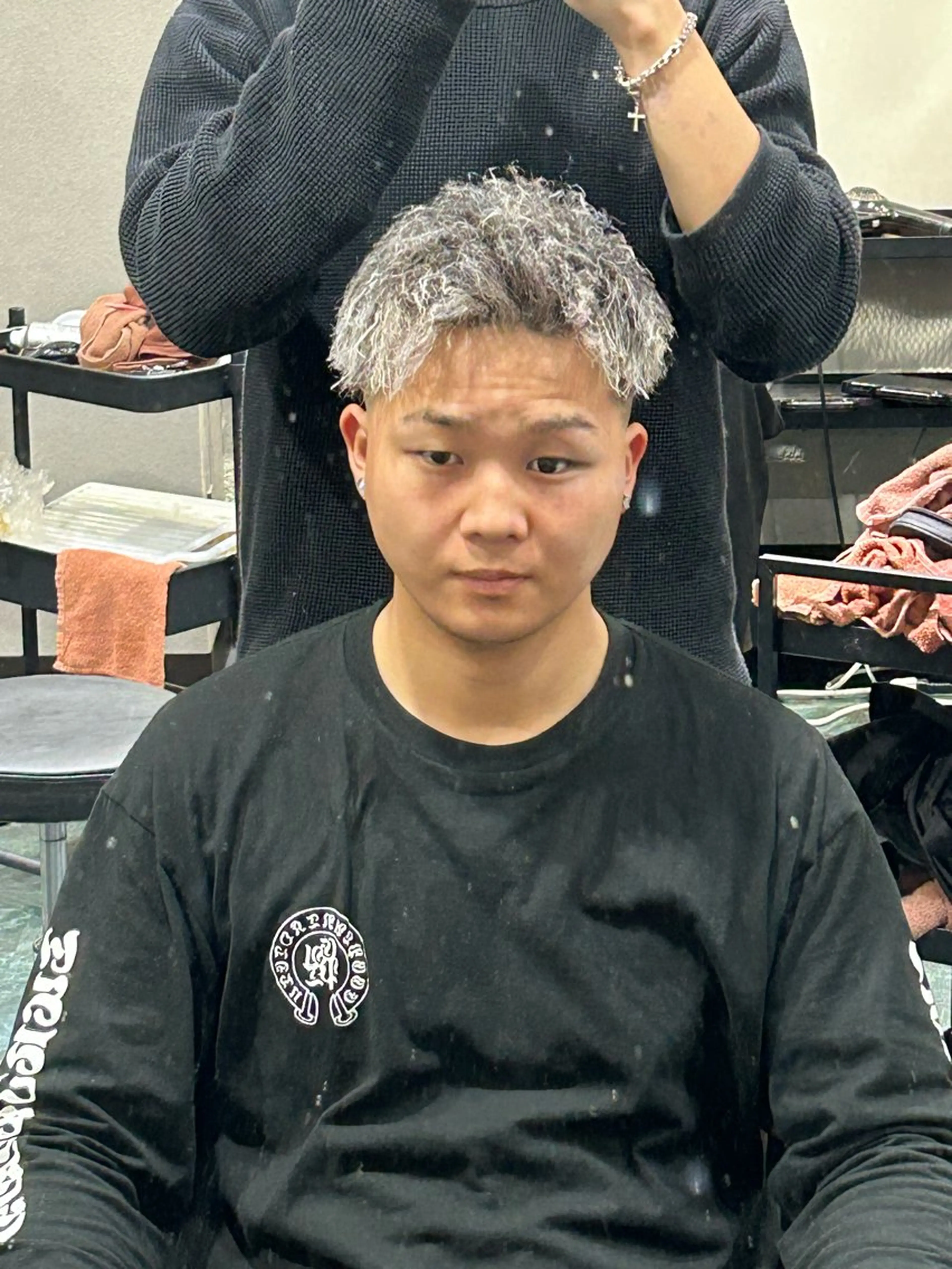 カラー パーマ メンズ メンズ美容室 難波北川司のヘアスタイル