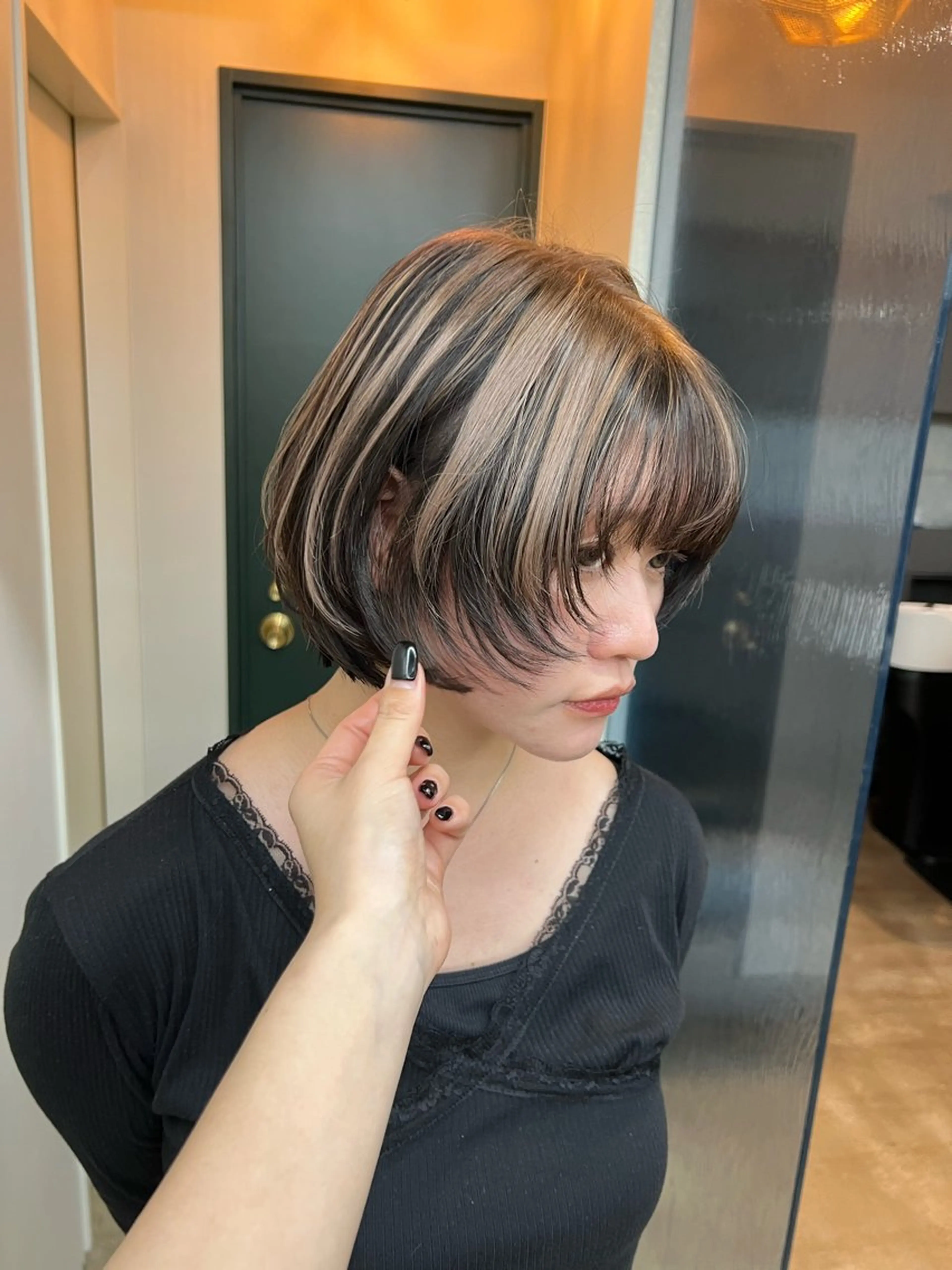 ショート カラー カット ヘアカラー ハイトーンカラー/ さらさのヘアスタイル