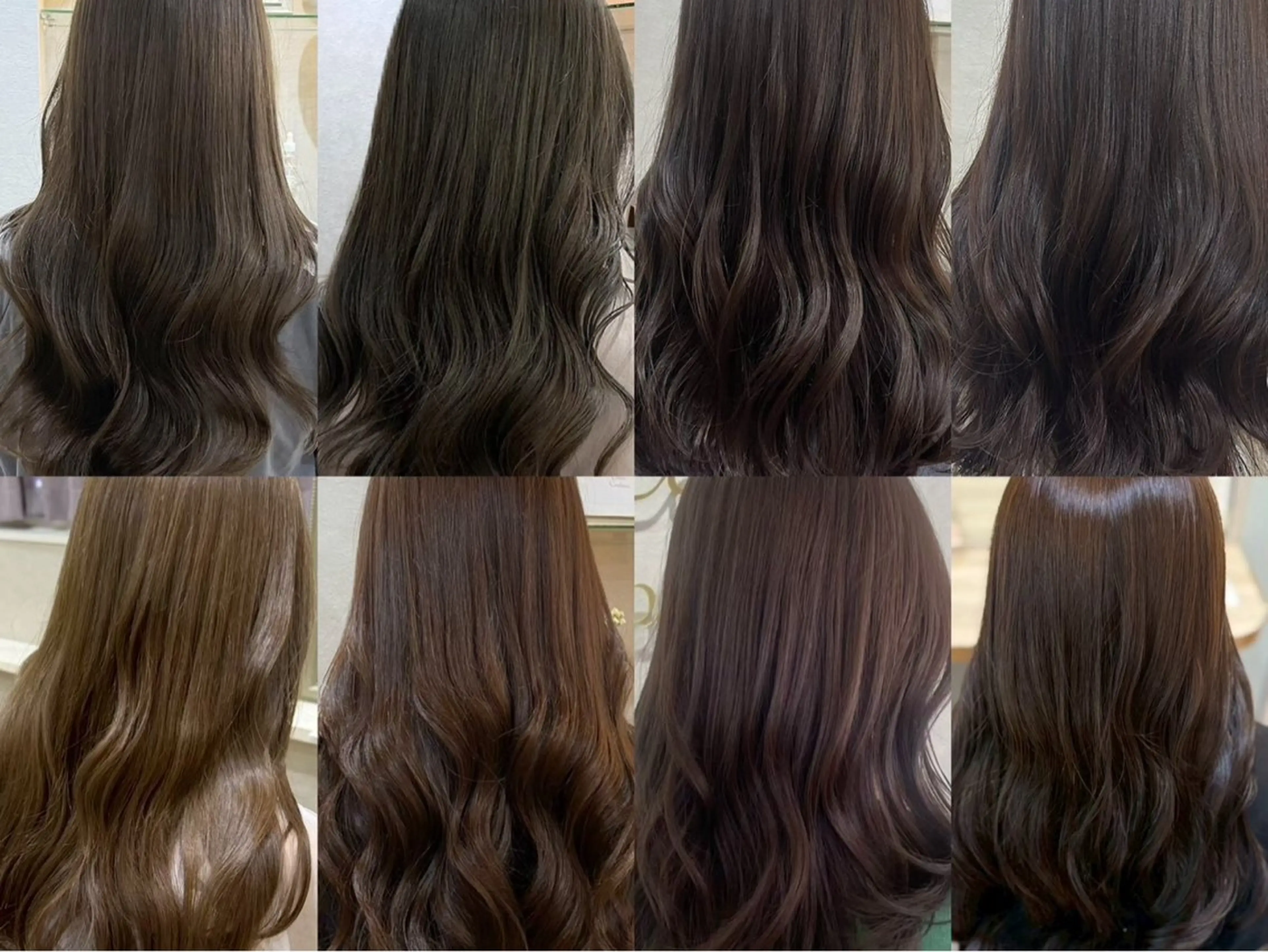 ロング ヘアカラー トリートメント 斉藤 結のヘアスタイル