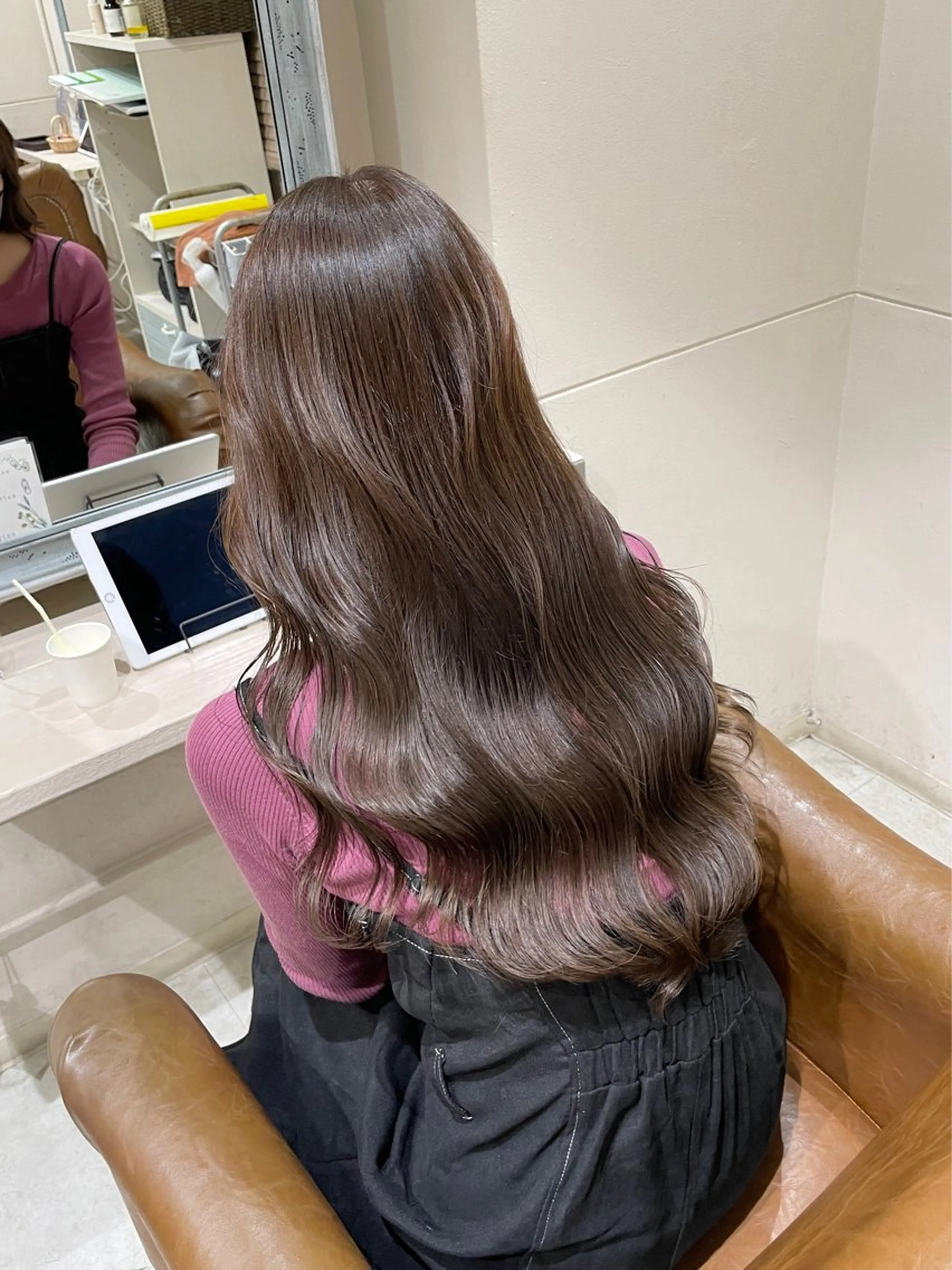 ロング AUBE HAIR unli所属・レイヤーカット× 髪質改善カラー　片山のヘアスタイル