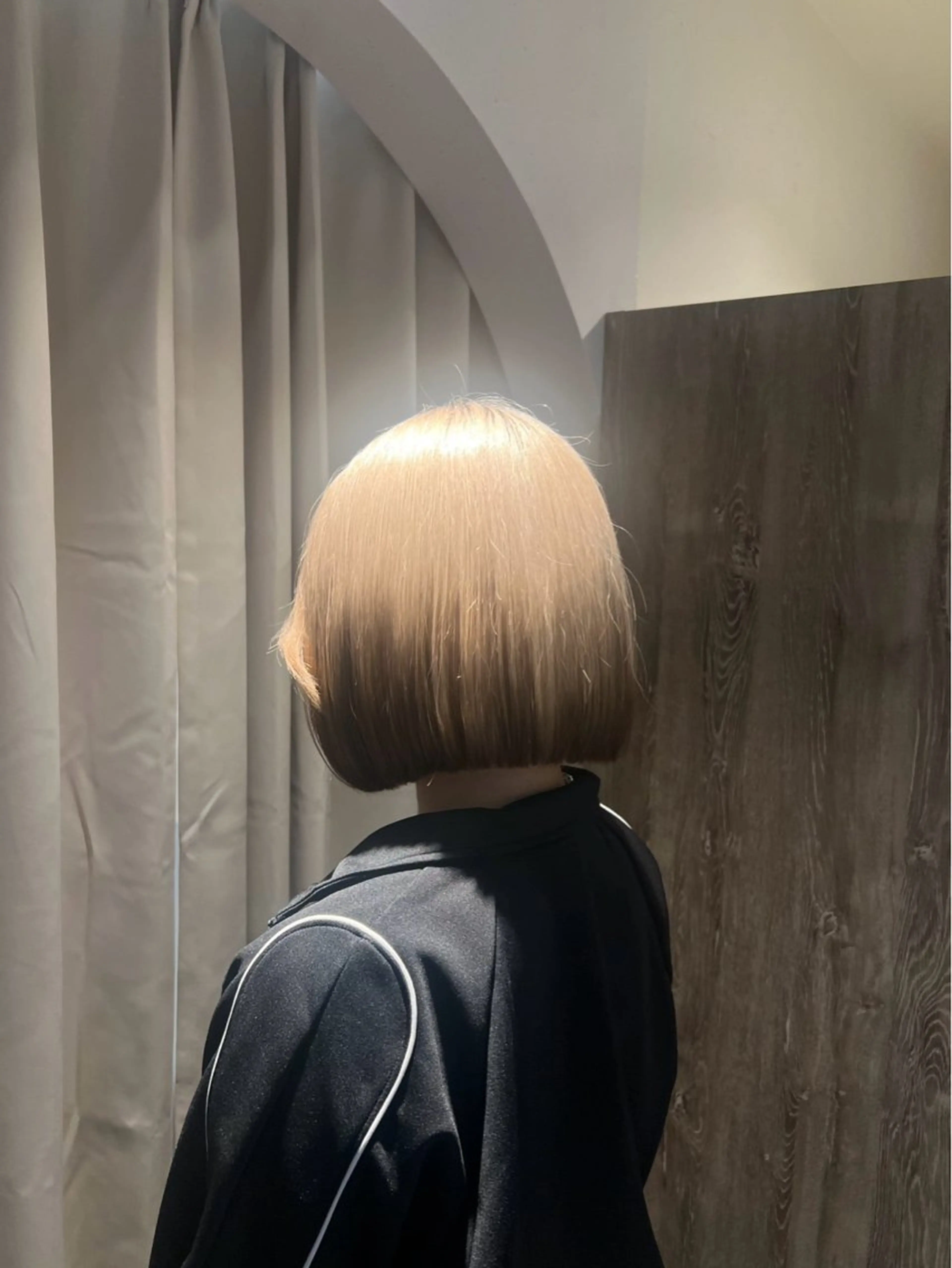 ショート ヘアカラー トリートメント 艶髪×透明感カラー ののかのヘアスタイル