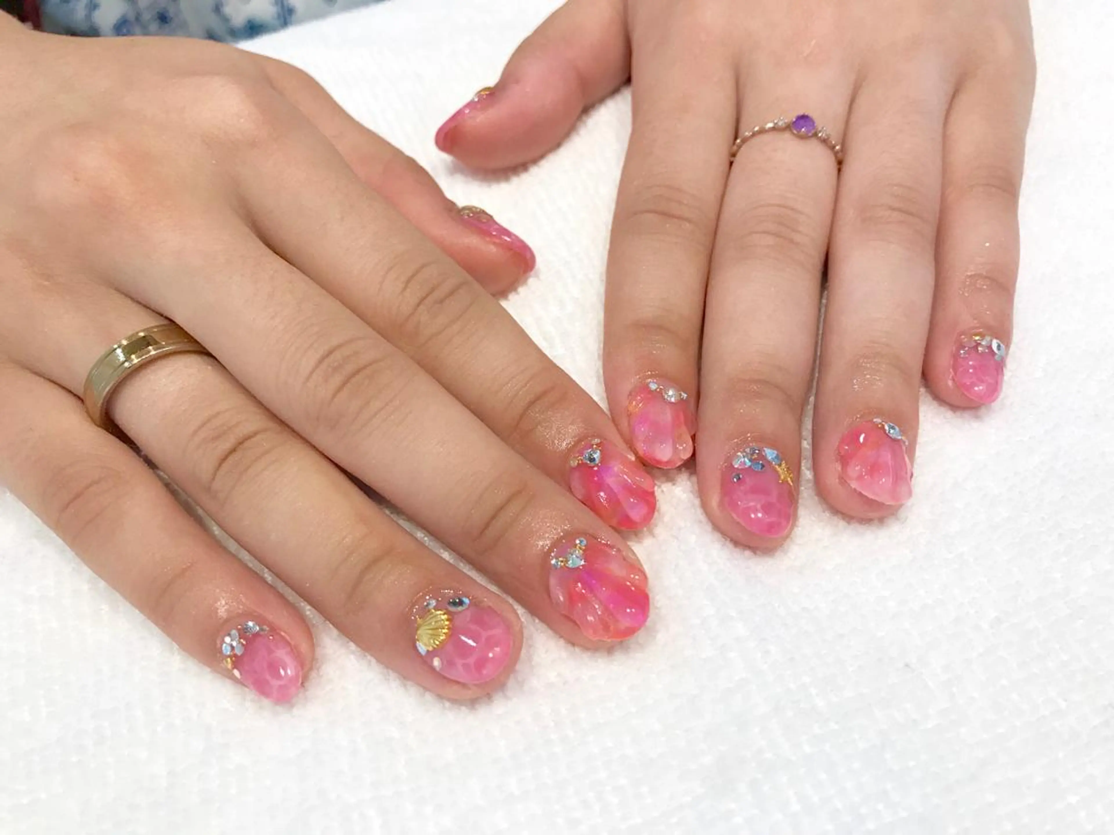 ネイル ピンク NARUMI HYODOのネイルデザイン