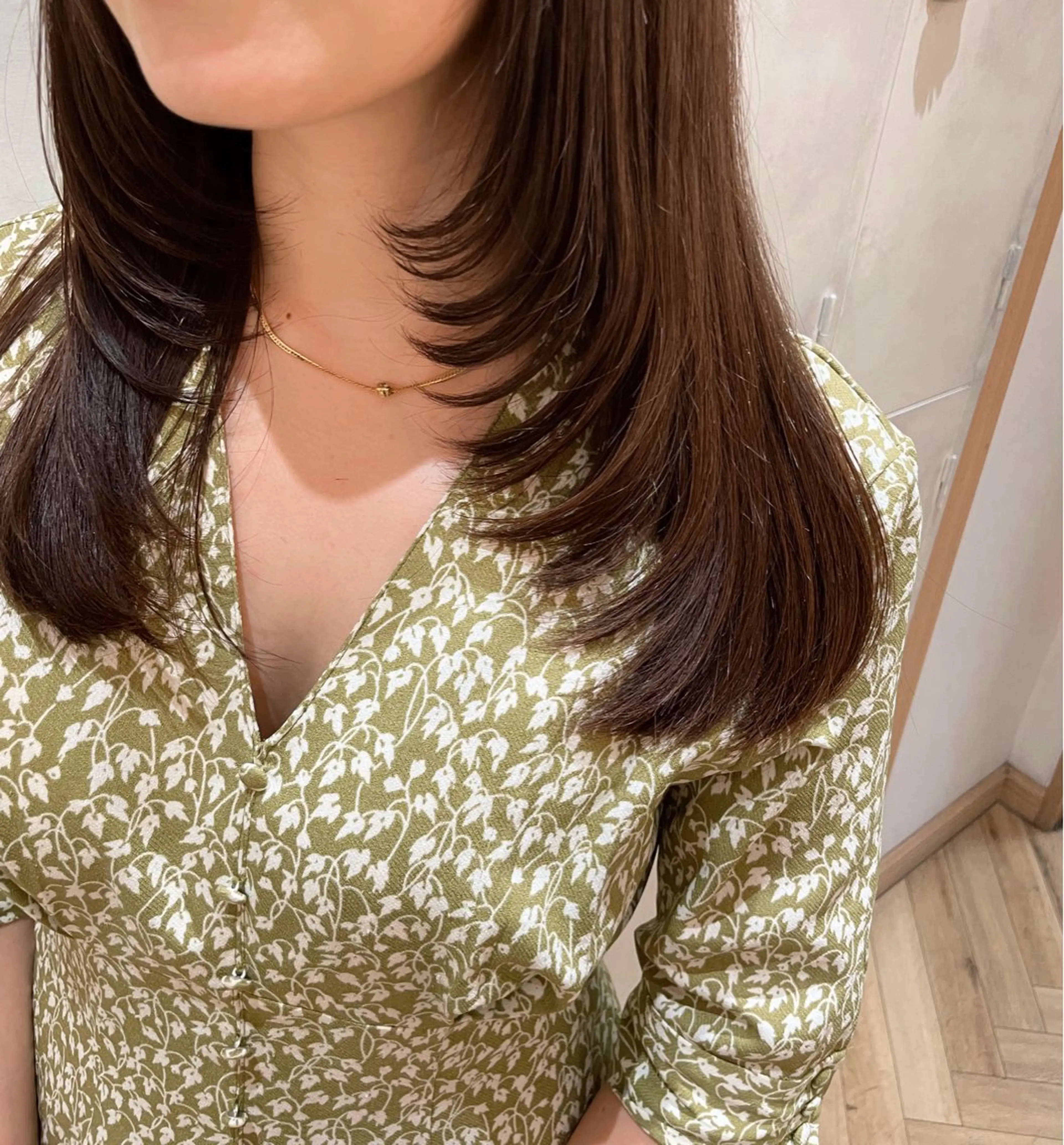 セミロング カット ヘアカラー トリートメント Luana難波 🫧NOAのヘアスタイル