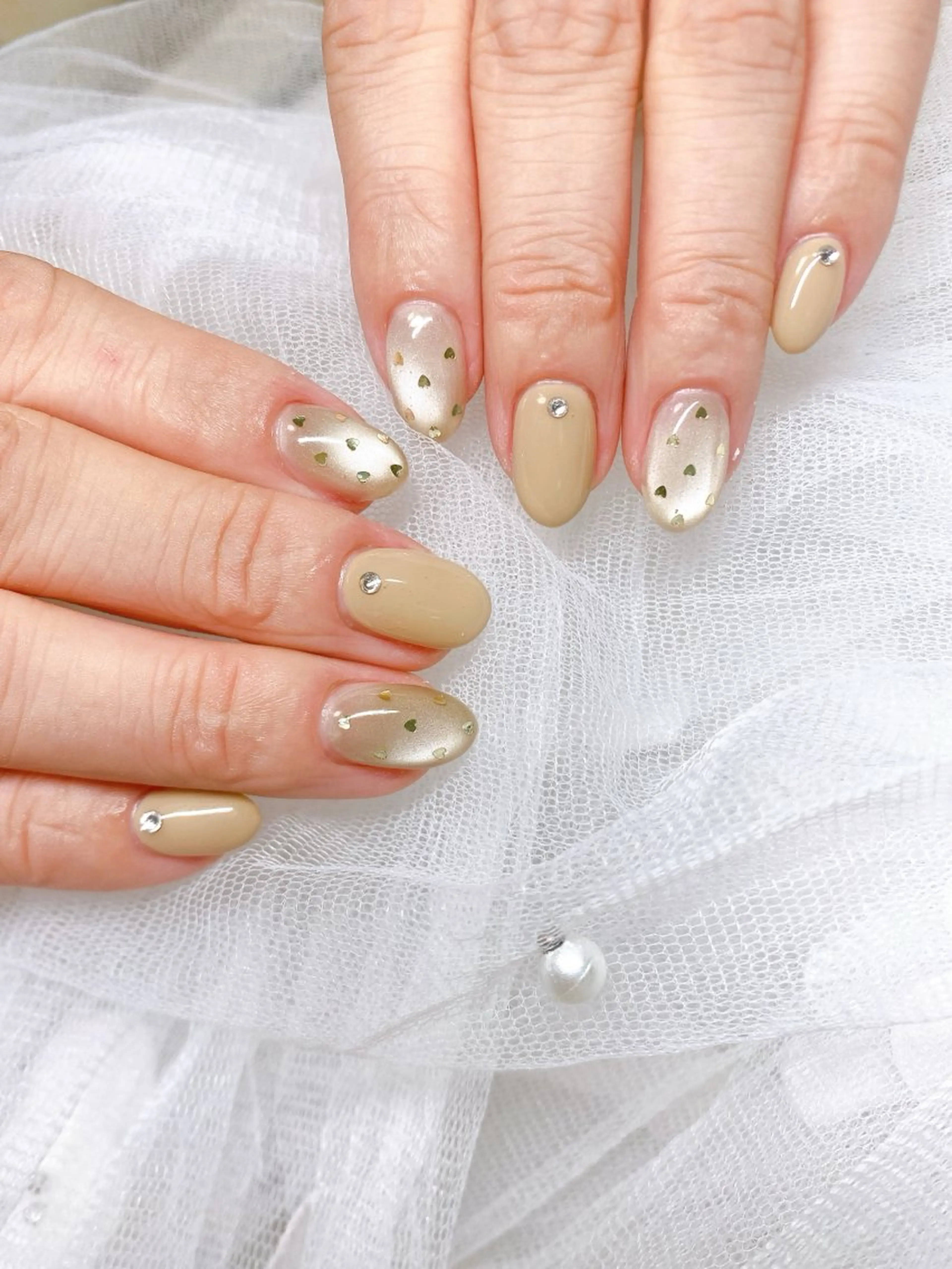 ネイル ハンドネイル PLUM  BELL 横浜自宅ネイルのネイルデザイン