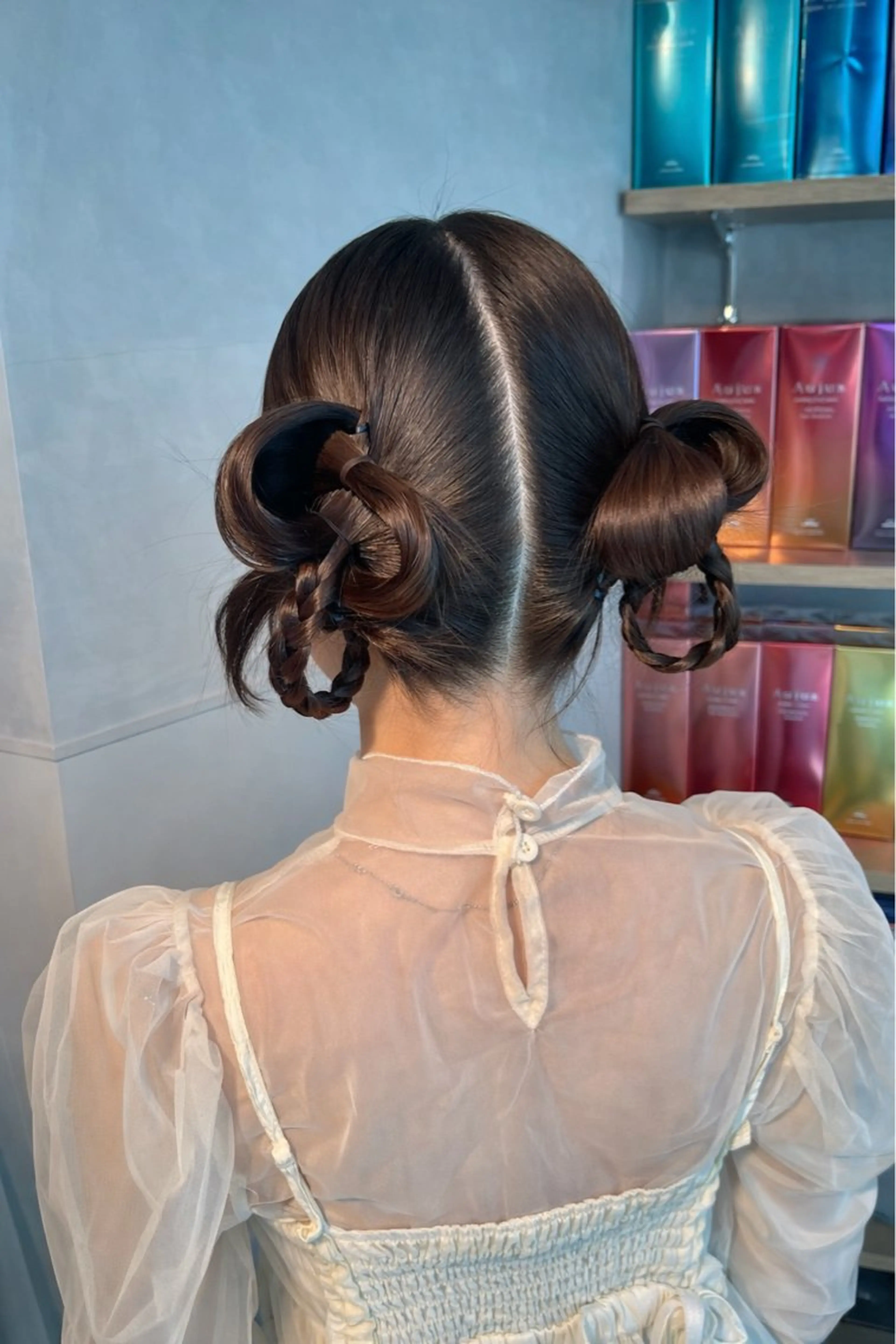 ヘアアレンジ 結婚式・ブライダル 卒業式のヘアスタイル ヘアセット charm《銀座》 ヘアセット/縮毛矯正のヘアスタイル