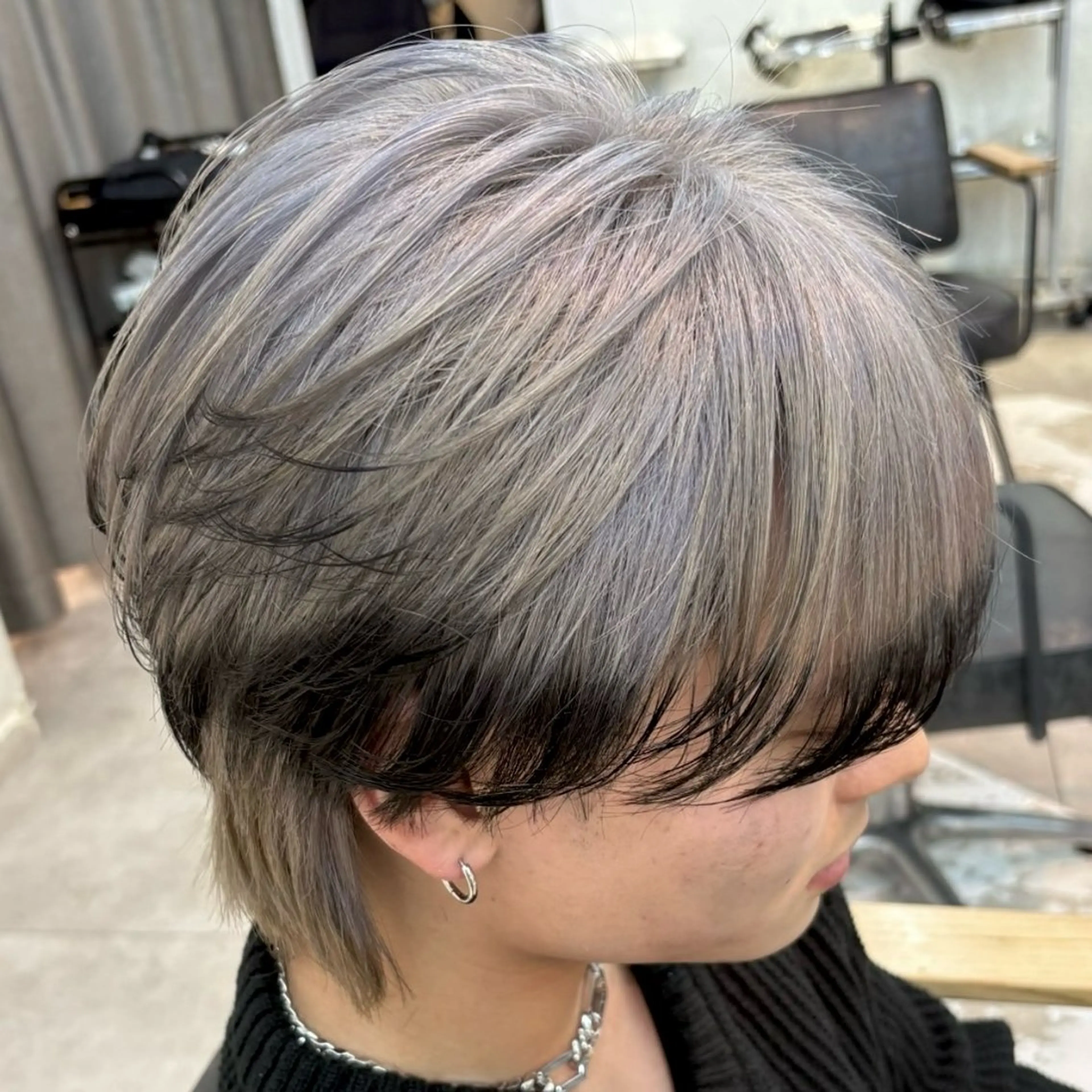 カラー メンズ ヘアカラー メンズパーマ/ メッシュ📍ﾕﾘのヘアスタイル