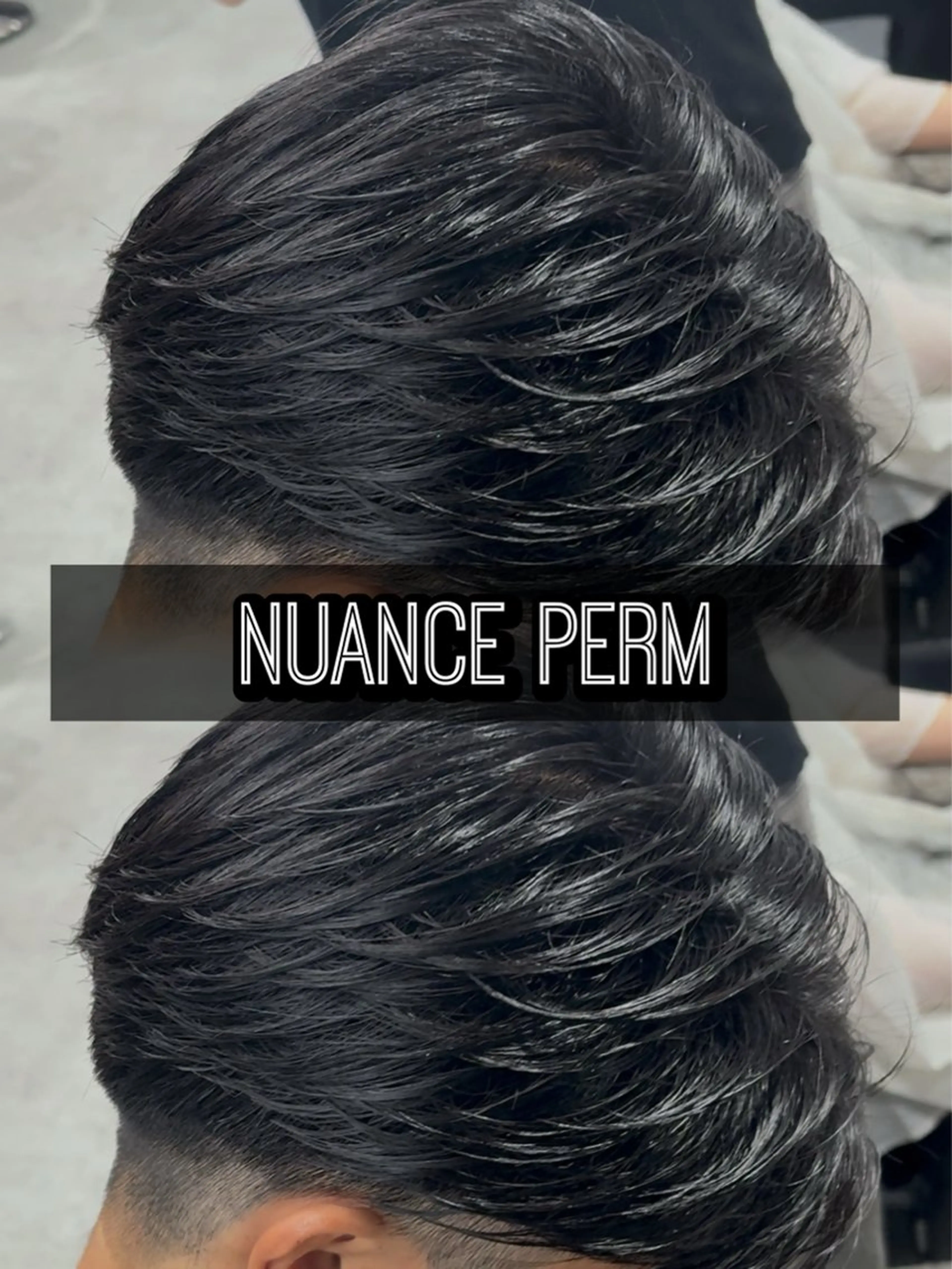 パーマ メンズ センターパート フェザーパーマ メンズハイライト メンズメッシュ マッシュ センターパート/フェ ザー🔥SHUYAのヘアスタイル