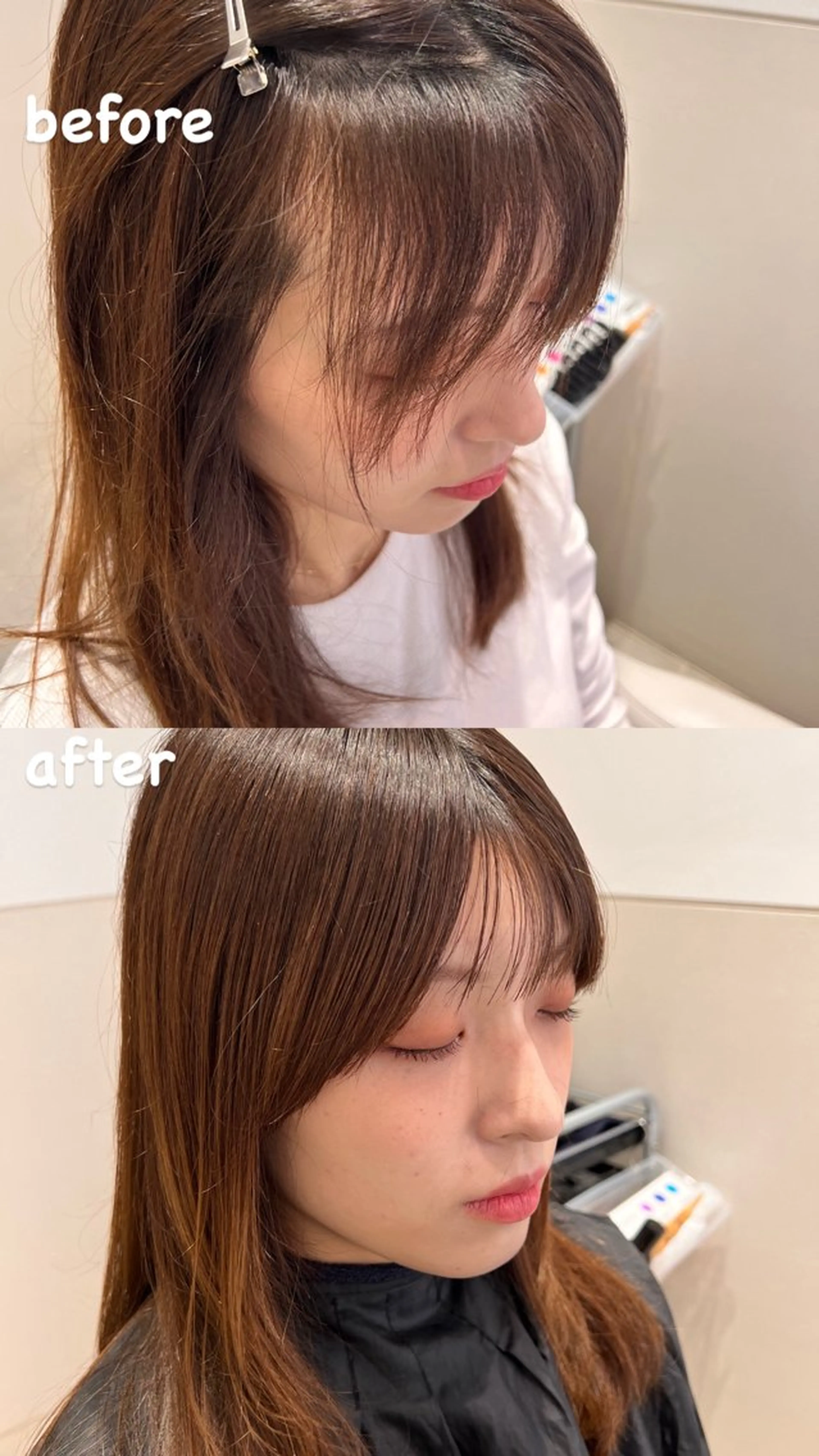 ロング パーマ 💛河原町/透明感/ コテ巻き/moe💛のヘアスタイル