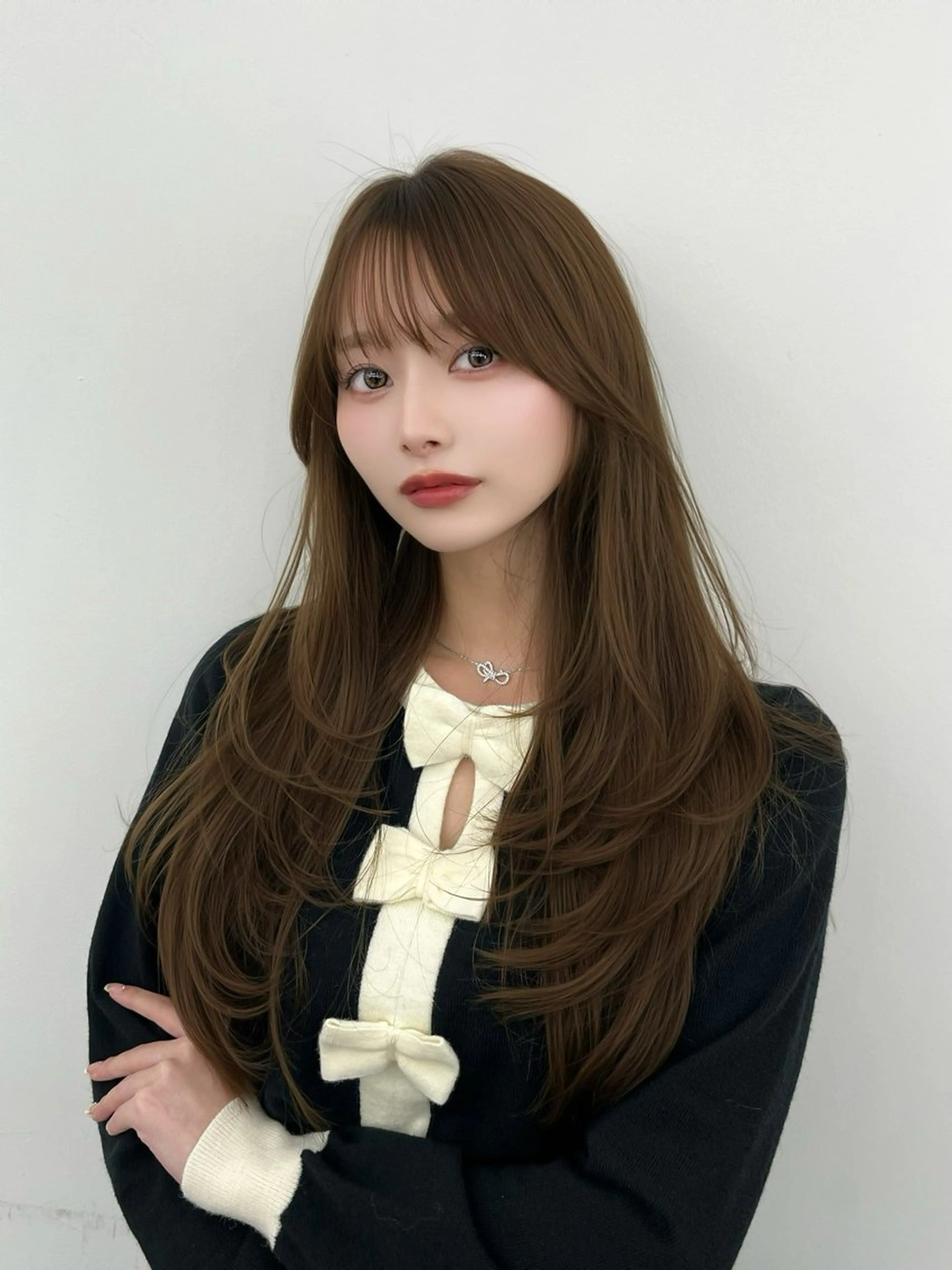 ロング カラー カット ヘアカラー トリートメント レイヤーカット顔周り /アレンジ伊藤彪真のヘアスタイル