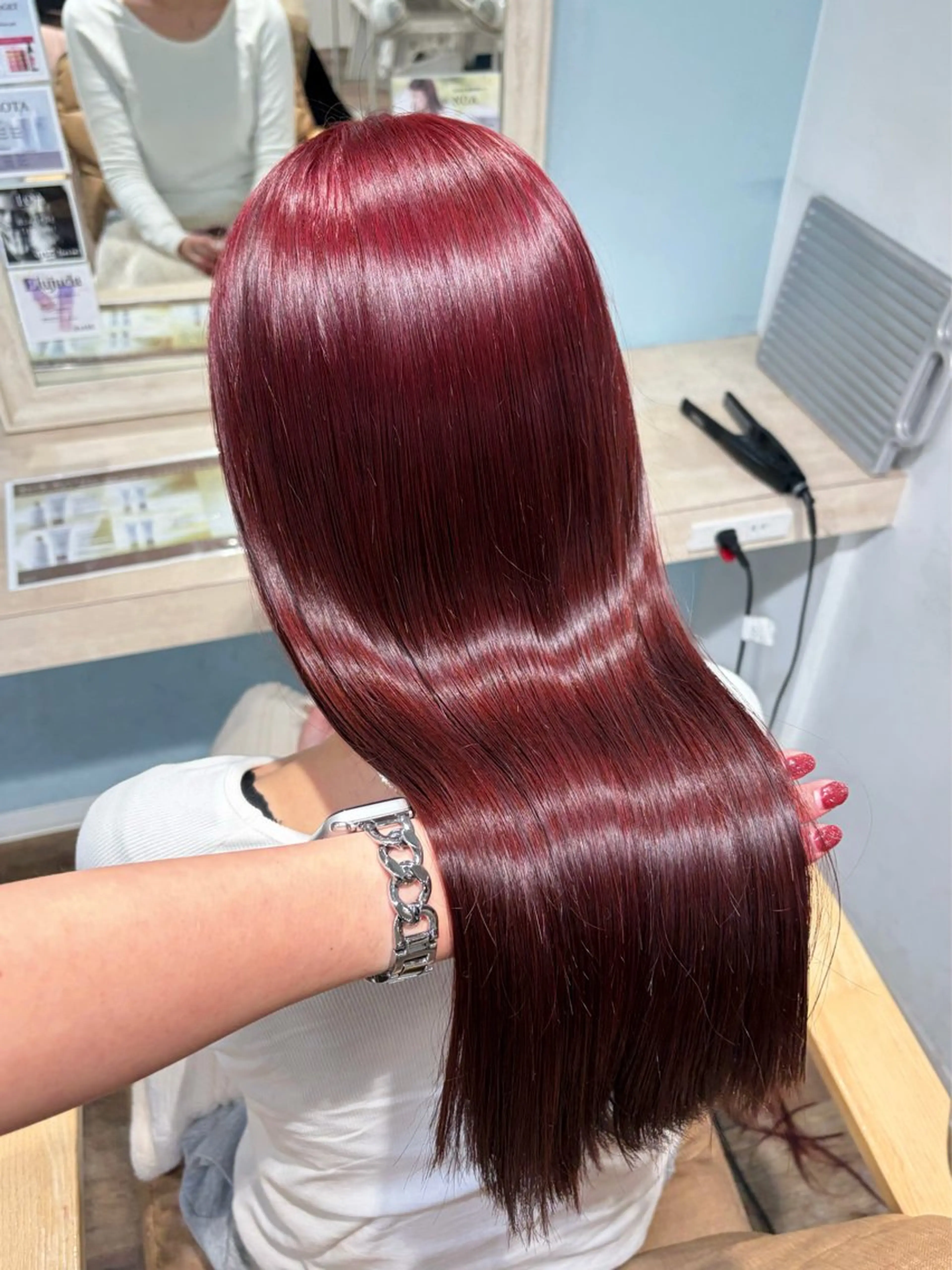 【✨髪質改善✨】髪質改善酸熱トリートメント➕似合わせカットの写真