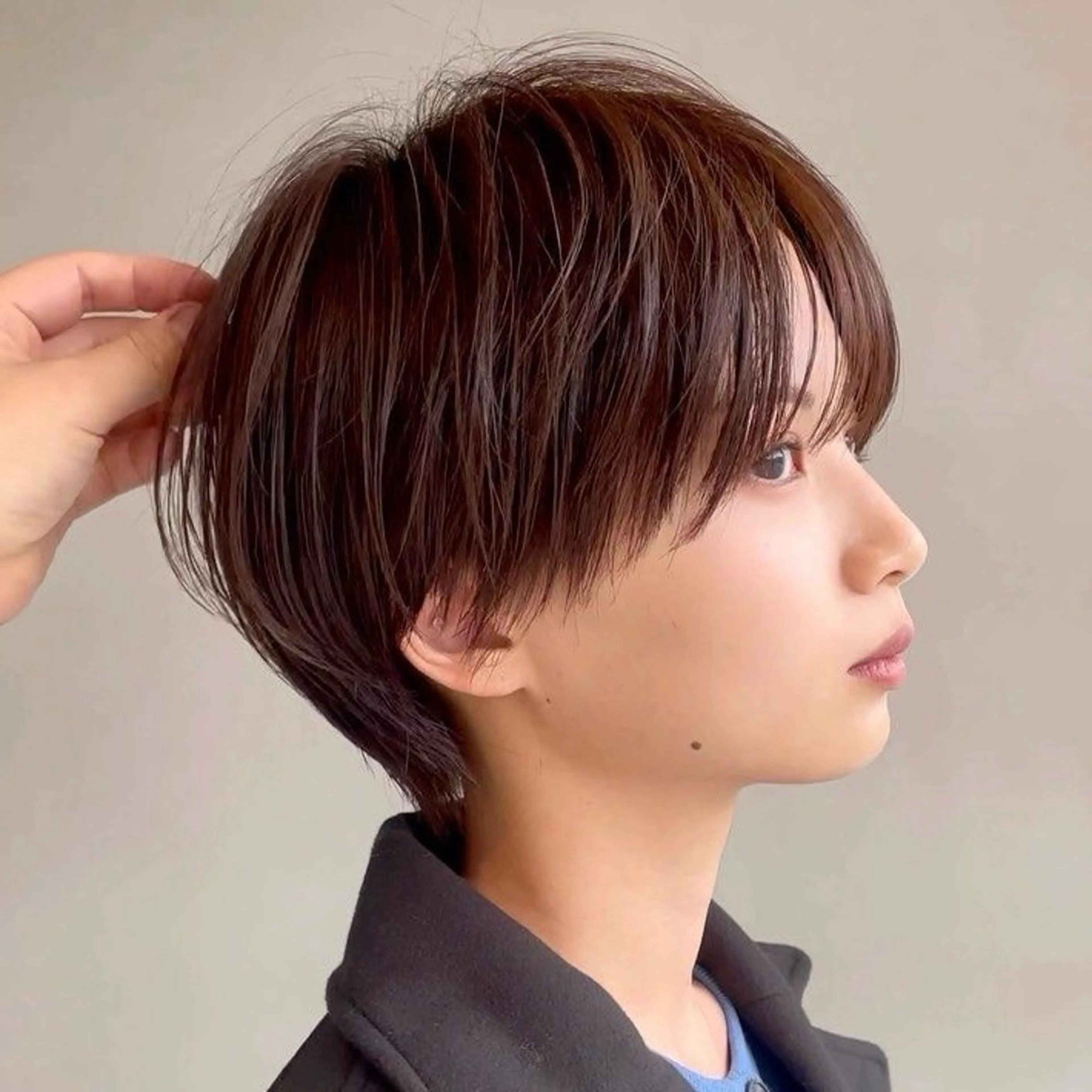 ショート 丸みショート ボブ ショートヘア 🌿ボブ パーマ高橋啓太🌿のヘアスタイル