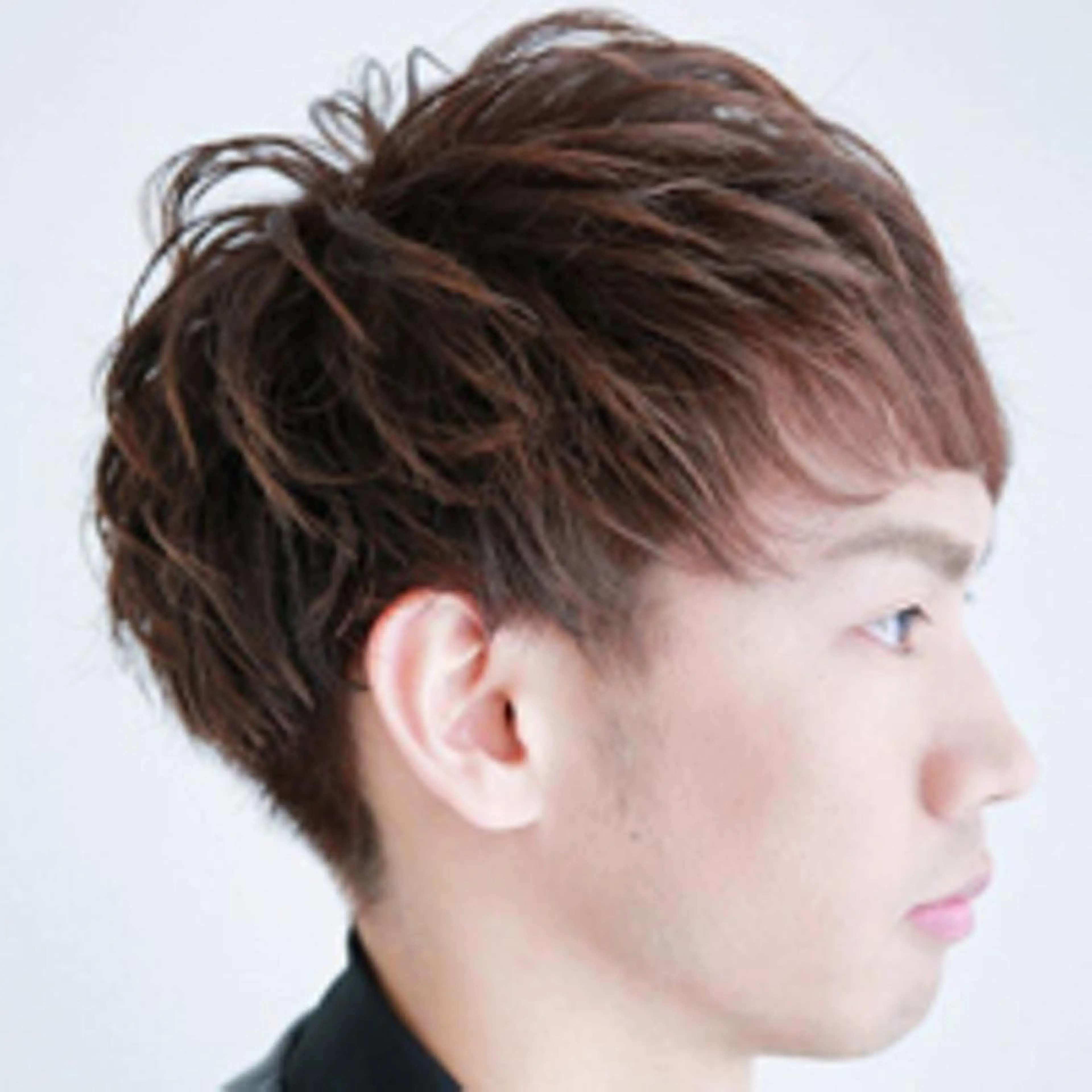 ショート カラー メンズ インナーカラー/ ストレート/奥野洸也のヘアスタイル