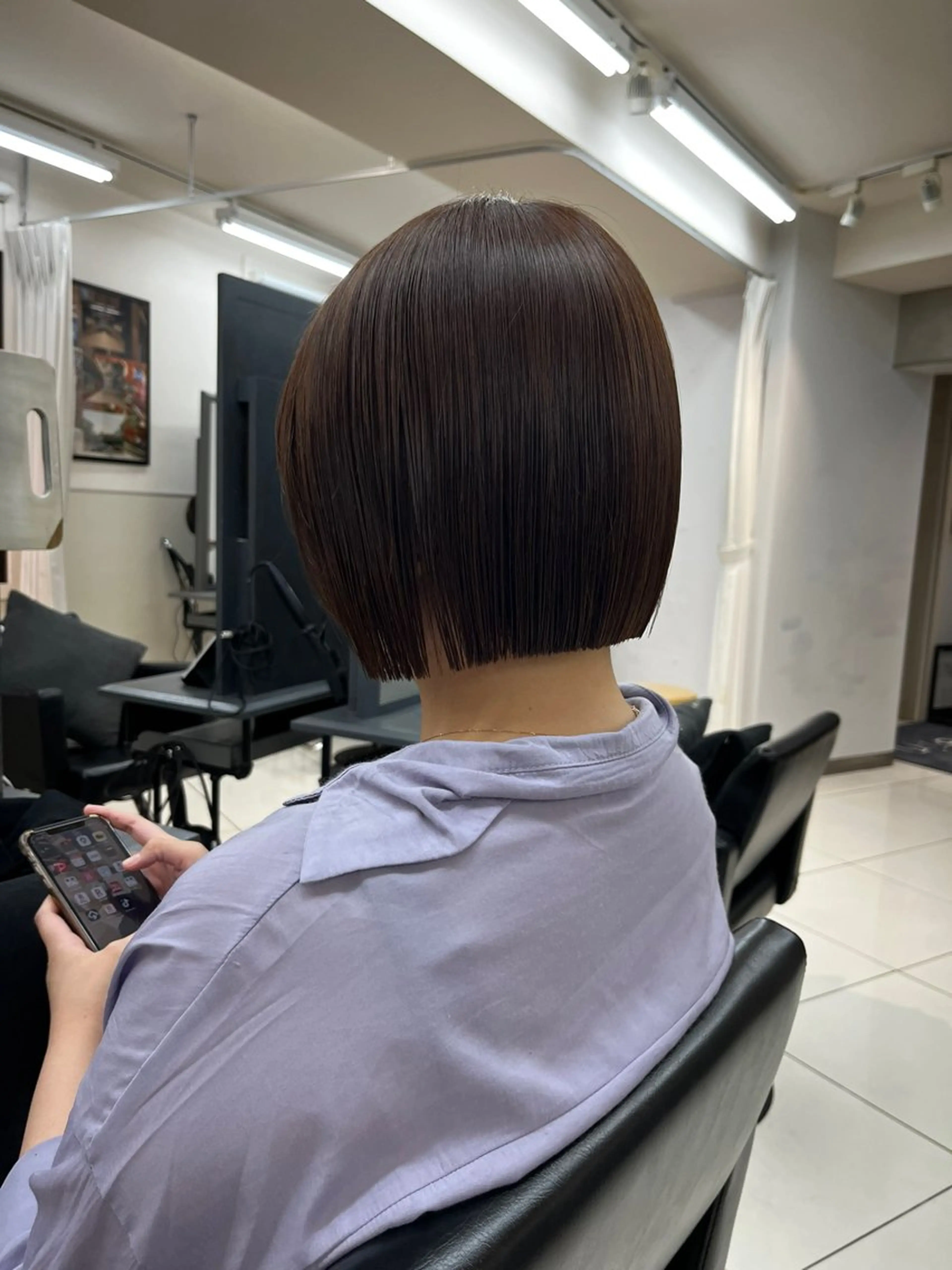 ミディアム パーマ ウルフ🦋顔まわり ❤︎ ͛めいのヘアスタイル