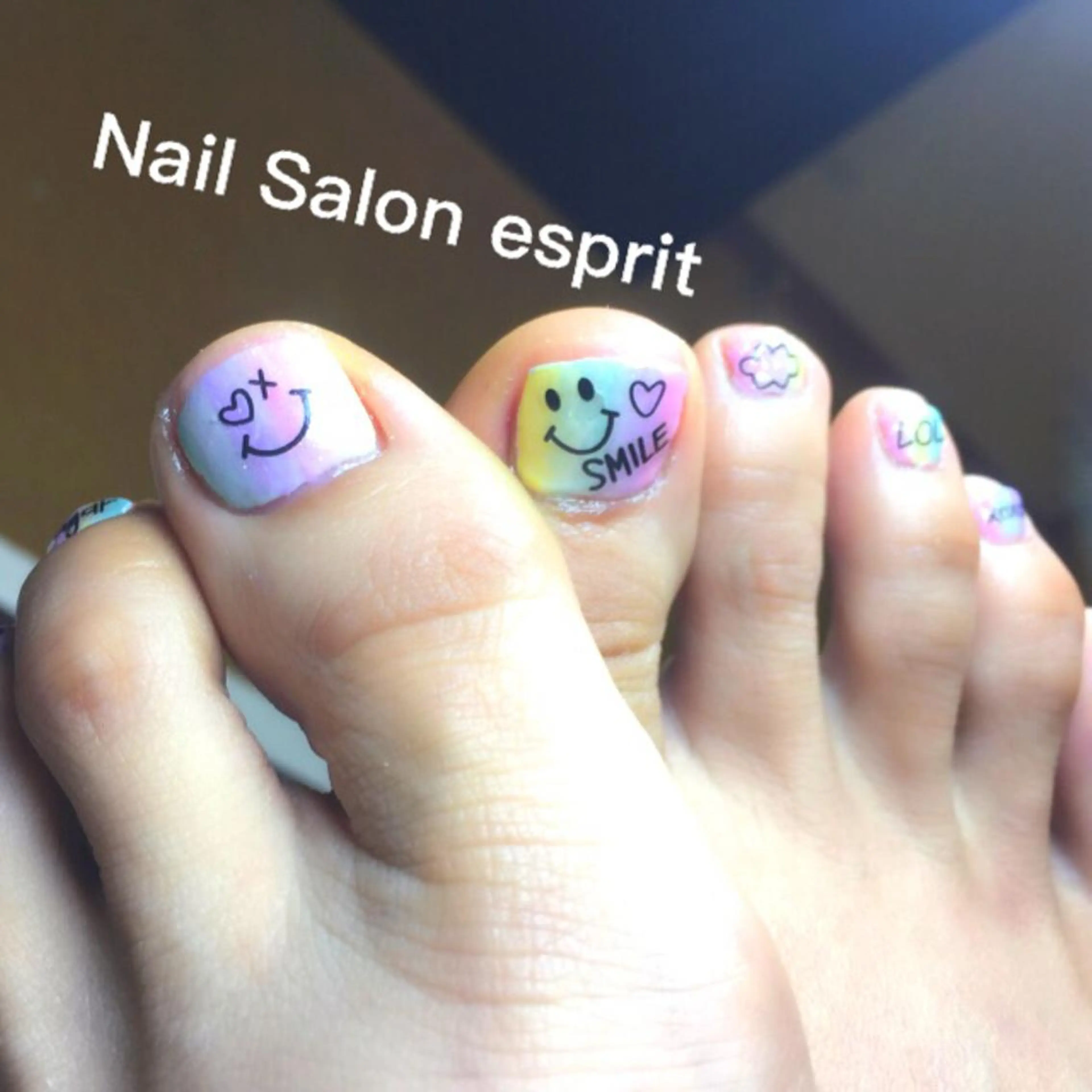 ネイル フットネイル フットネイル Nail Salon espritのネイルデザイン