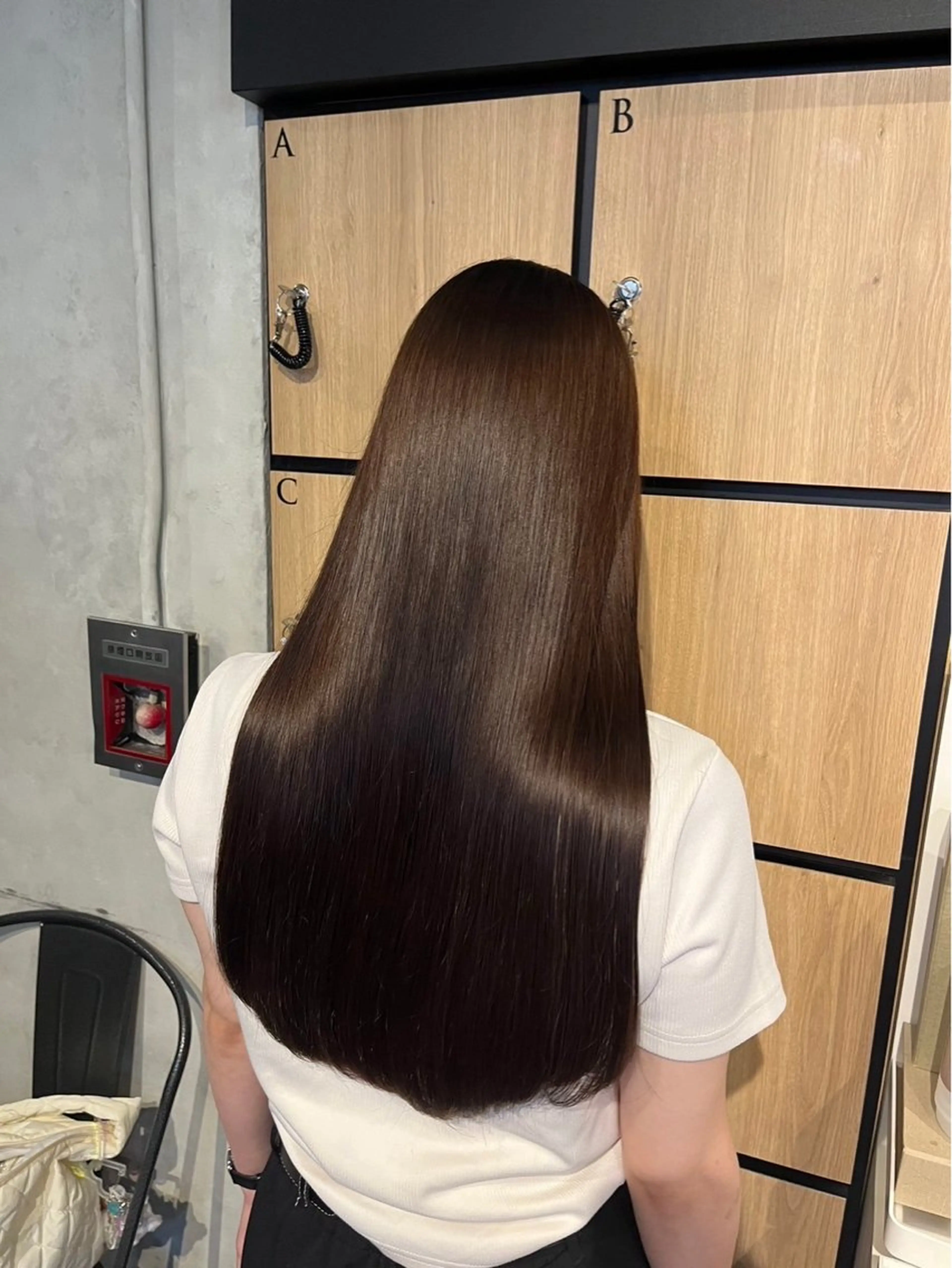 ロング カット 縮毛矯正 Jewel  Box東梅田所属・髪質改善サロン 梅田/ヨナミネのヘアスタイル