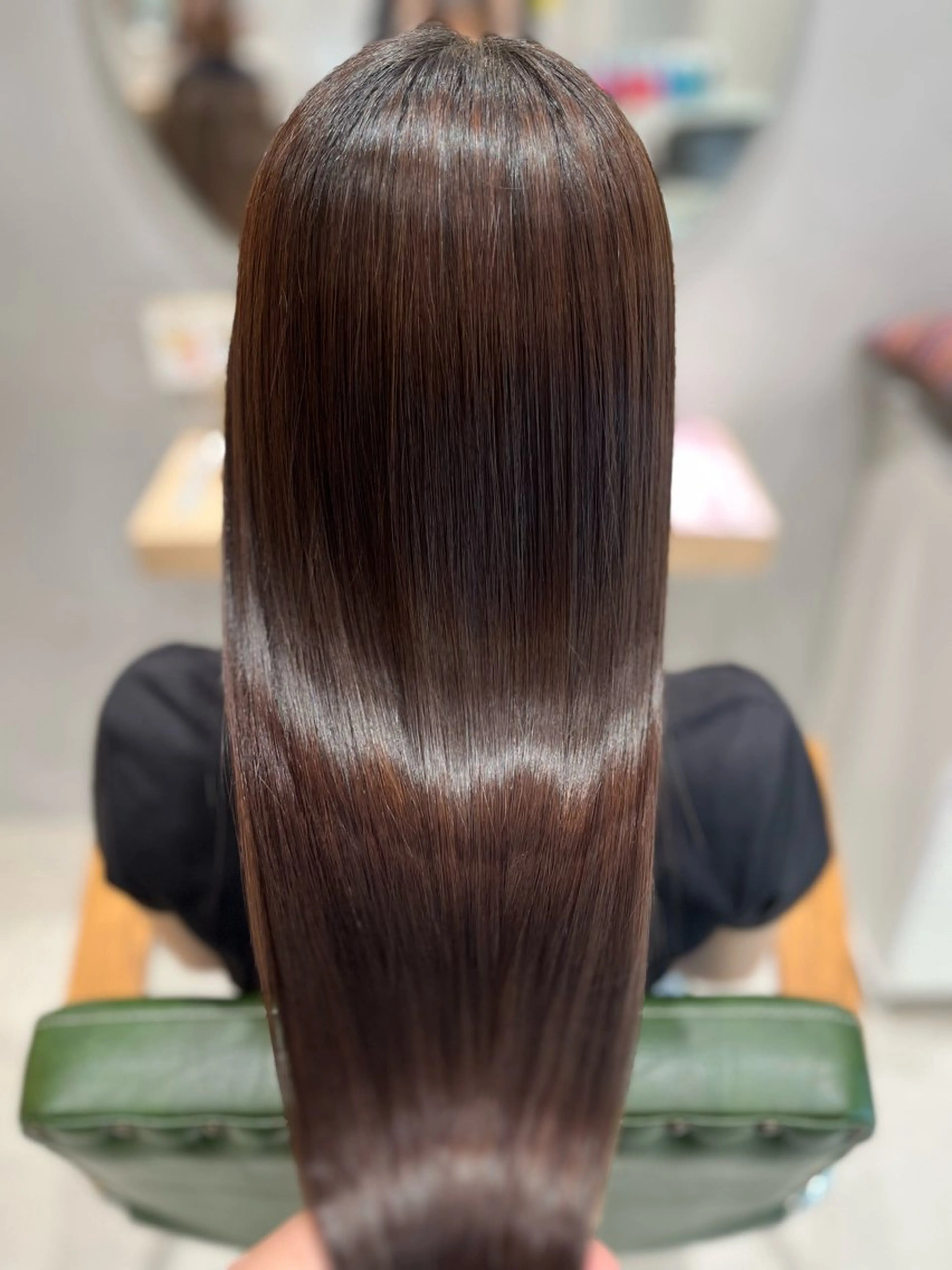 ロング 髪質改善 ロング 縮毛矯正 カット 縮毛矯正 原田 愛梨のヘアスタイル