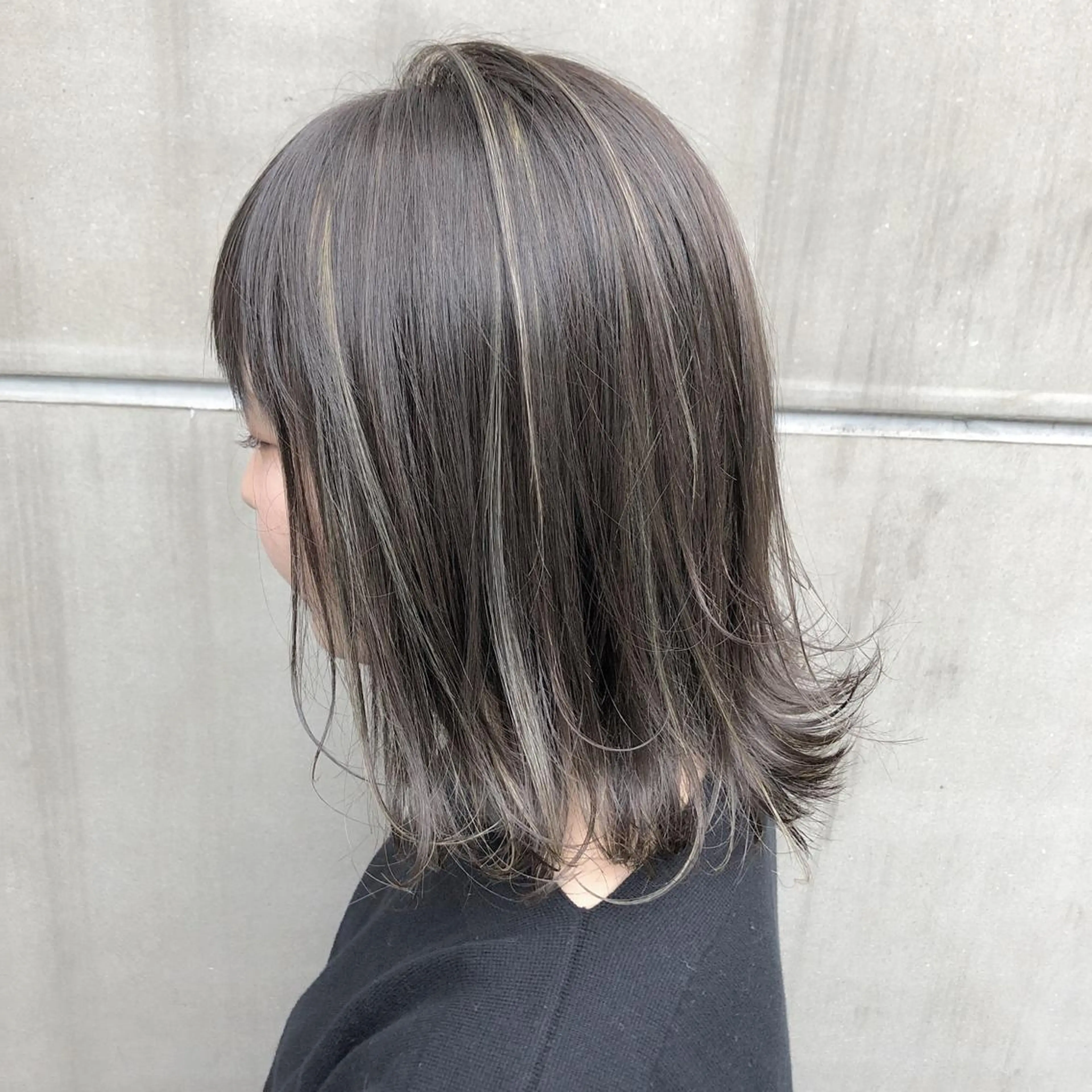 ミディアム カラー 北間 寛哉のヘアスタイル