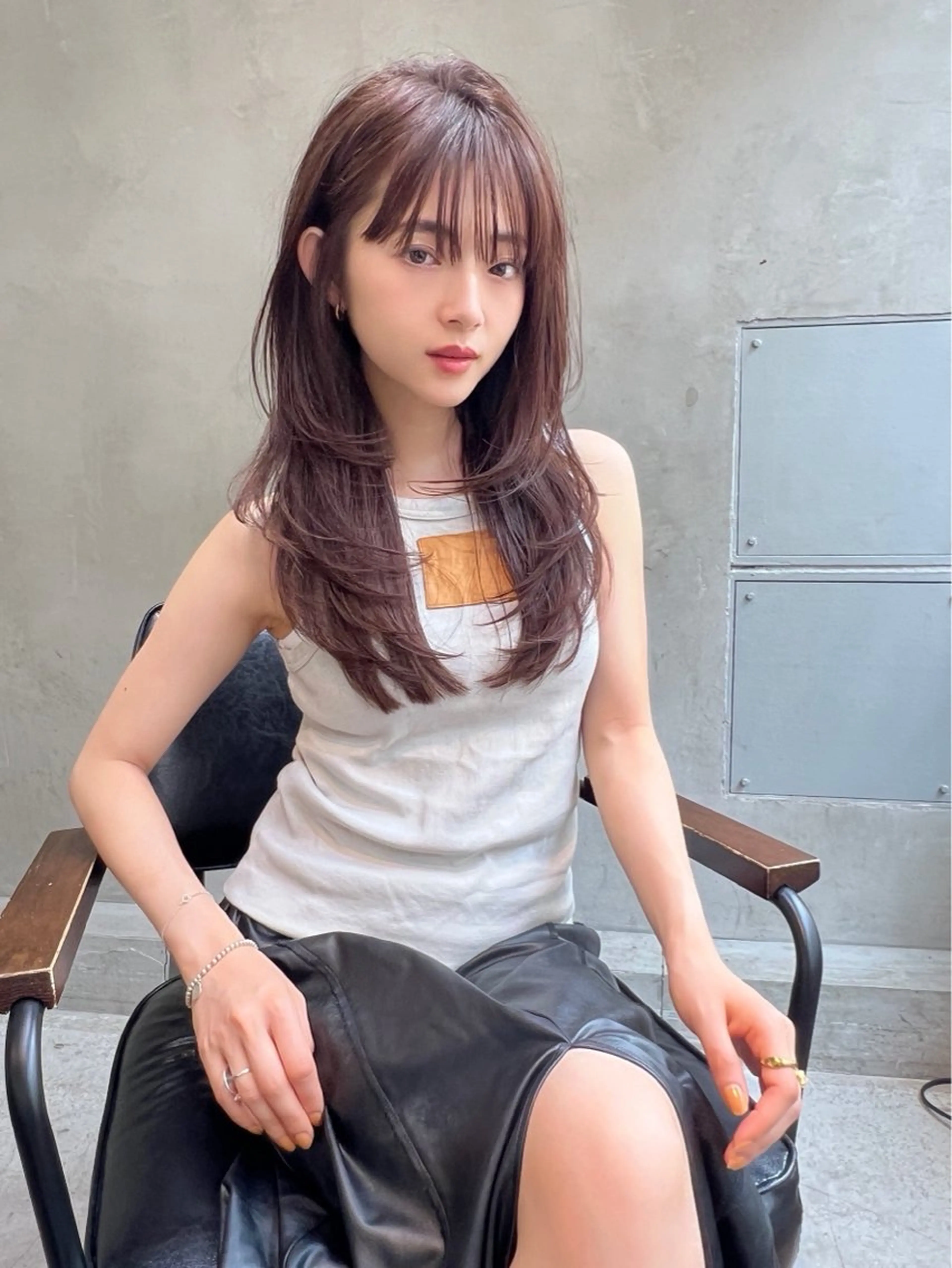 ロング カラー ヘアアレンジ カット ヘアカラー トリートメント レイヤー/髪質改善/ 北 啓吾のヘアスタイル