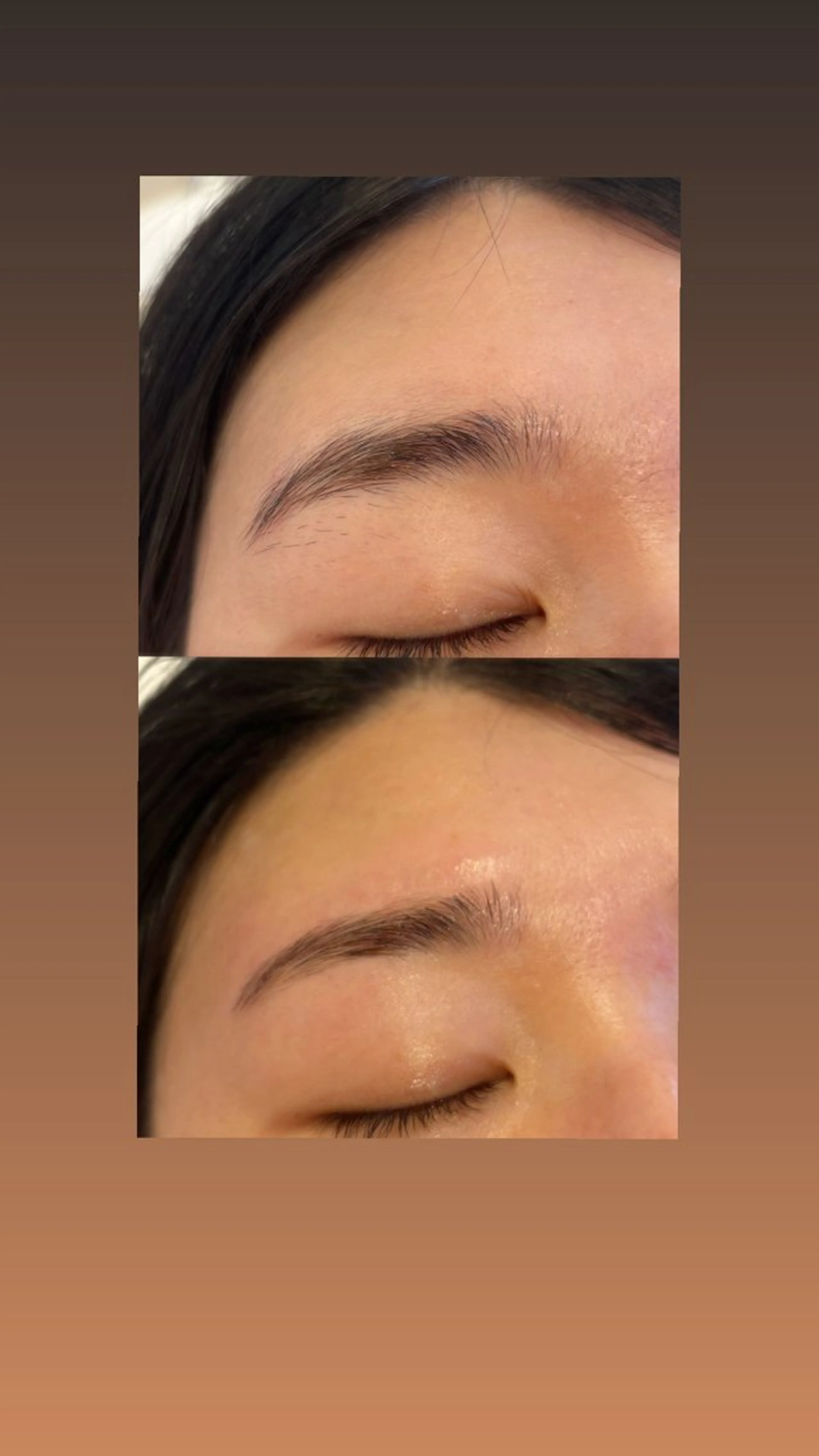 アイブロウ ワックス脱毛 眉カット 半谷 美結の眉毛・アイブロウイメージ