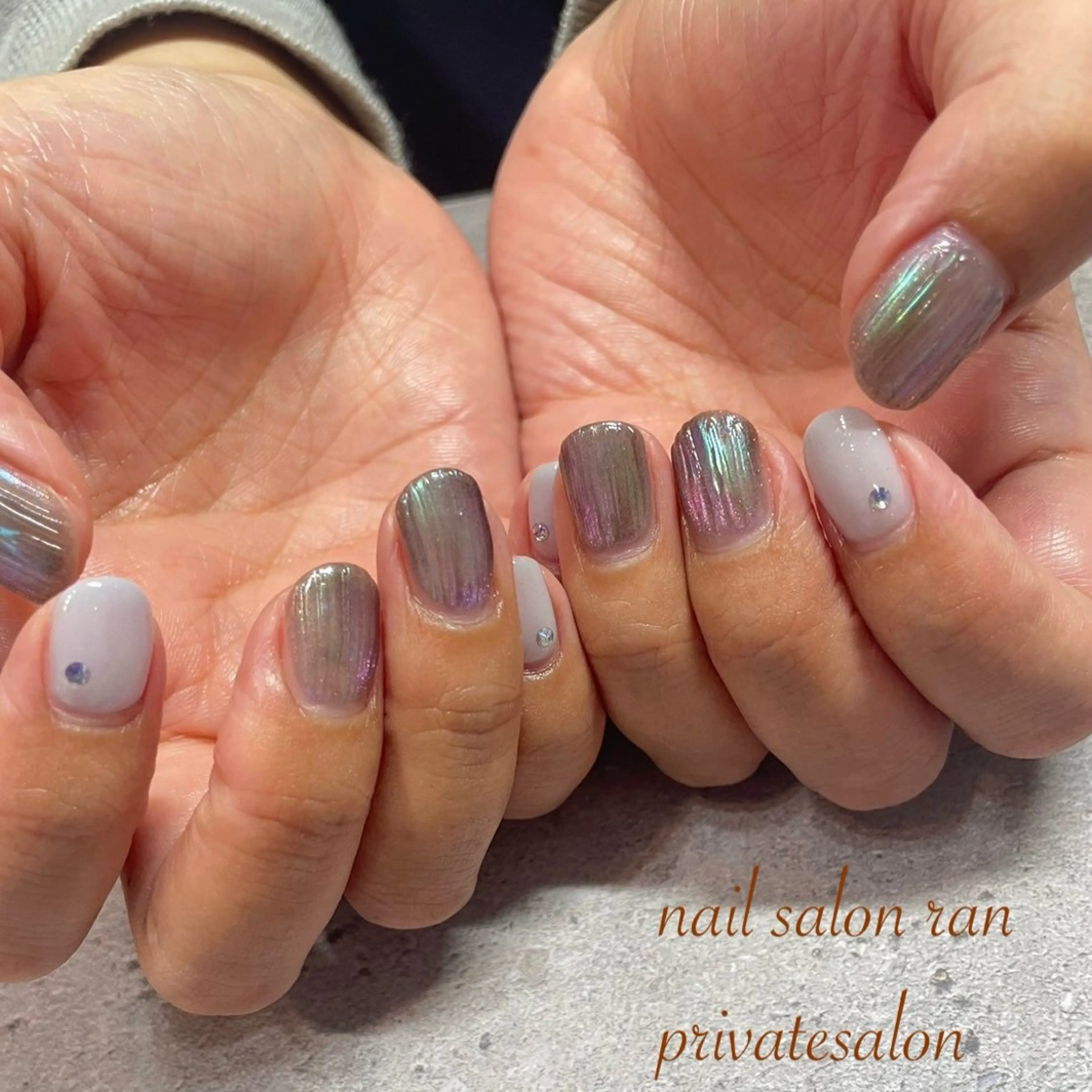 ネイル ハンドネイル ハンドケア nailsalon ranのネイルデザイン