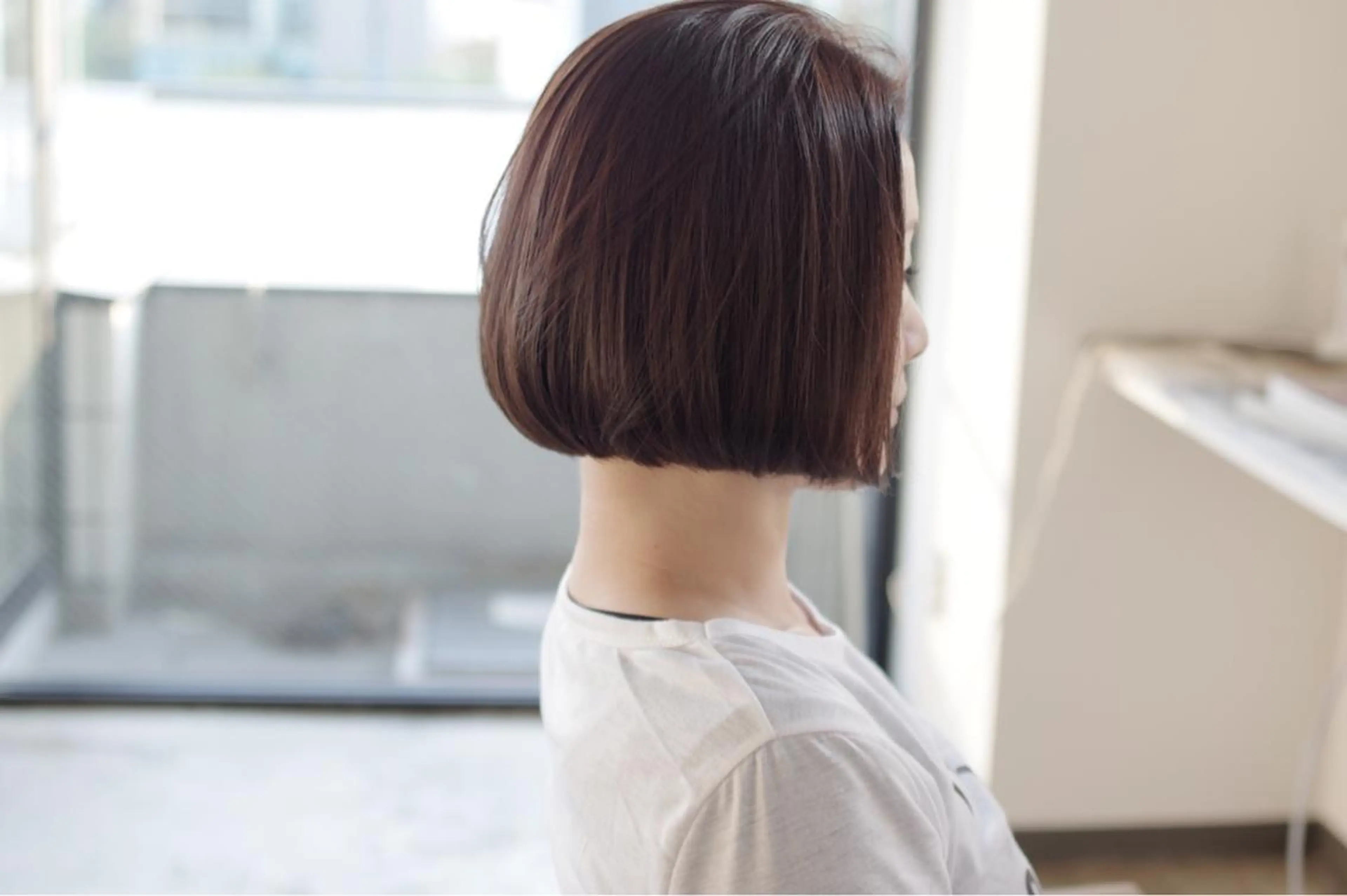 ショート ミディアム カラー クセ毛お悩みの方 四宮桂佑のヘアスタイル