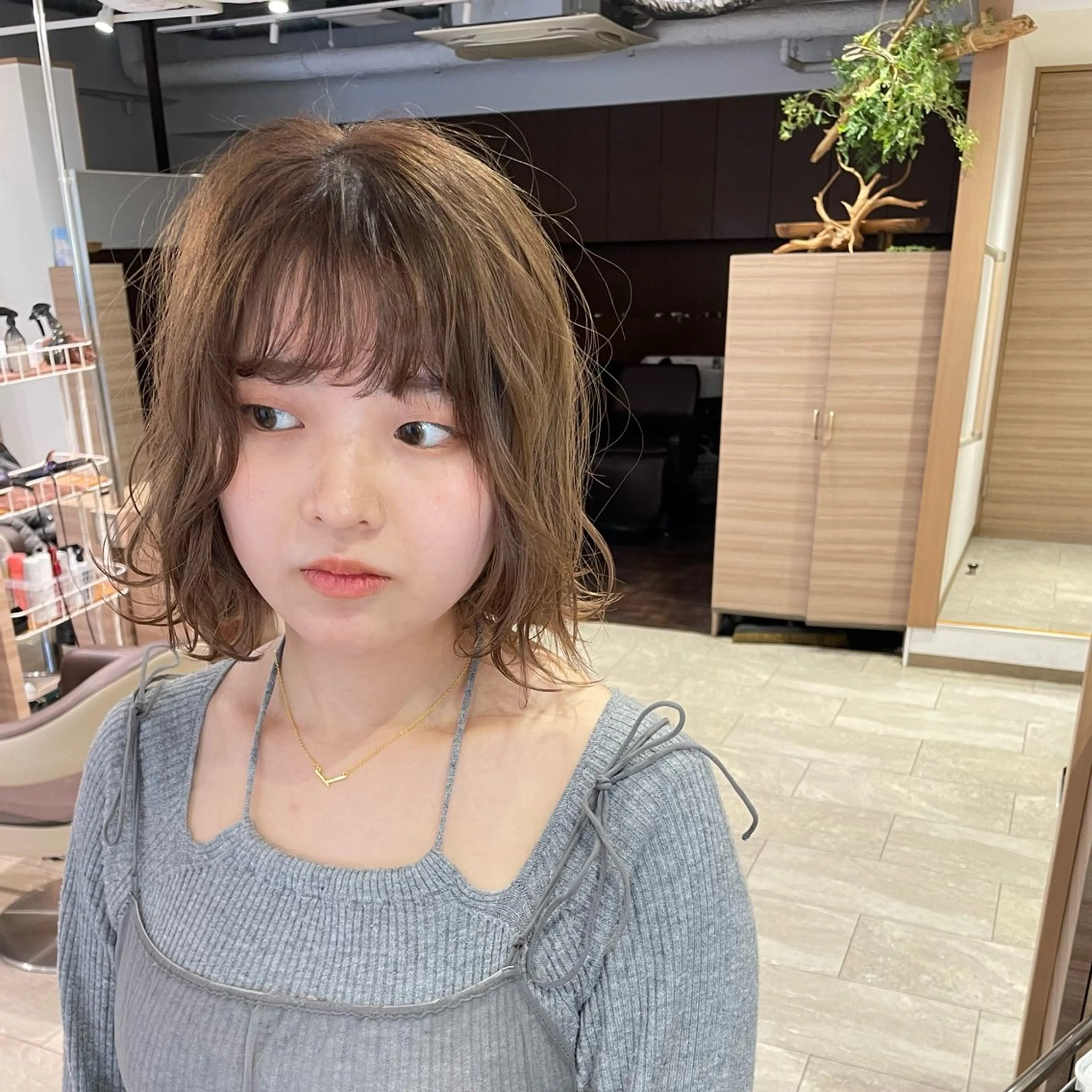 ミディアム カラー 透明感カラー/ 髪質改善/サクラ🌸のヘアスタイル