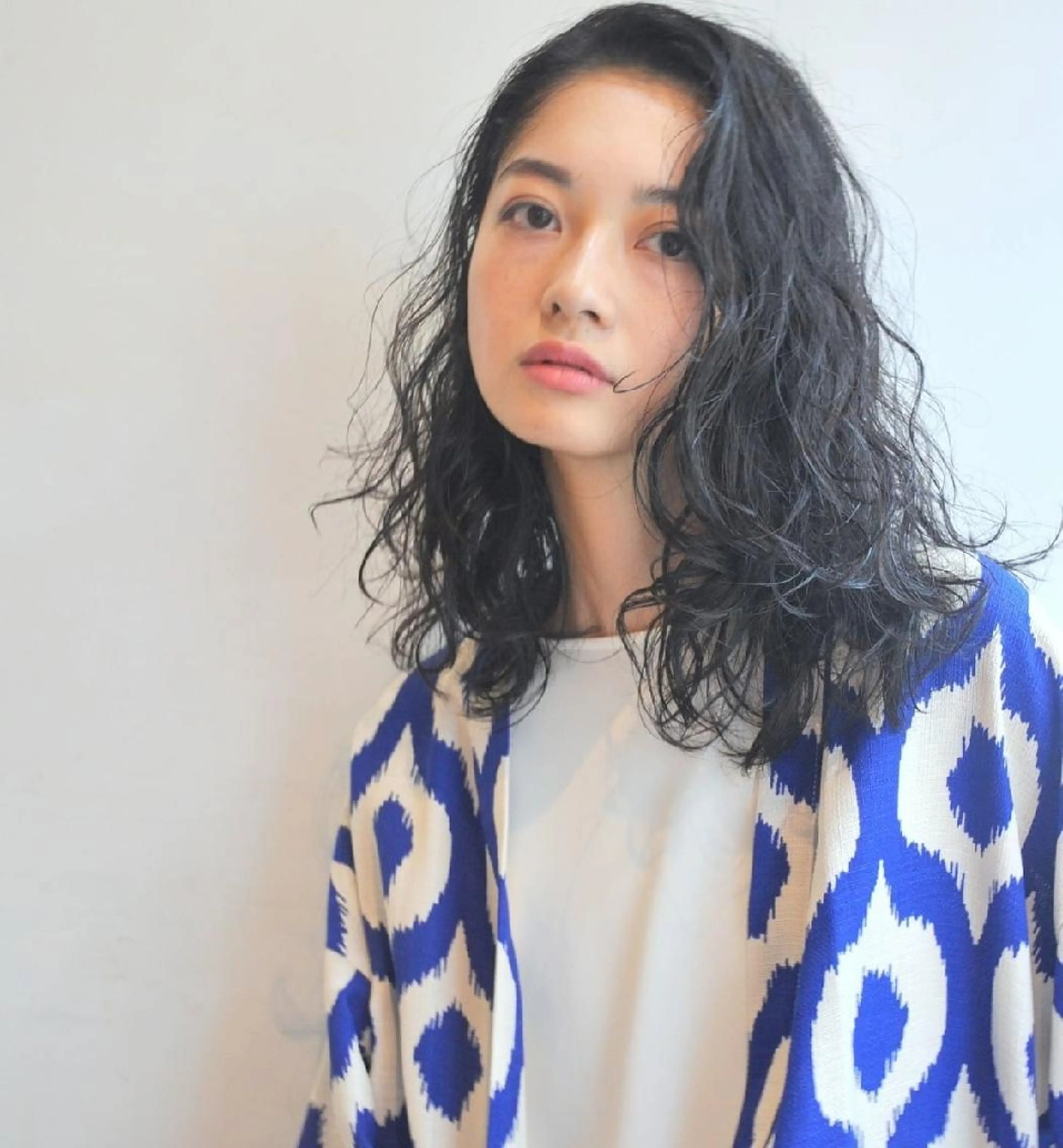 セミロング パーマ ヘアアレンジ OKAMOTO SUSUMUのヘアスタイル