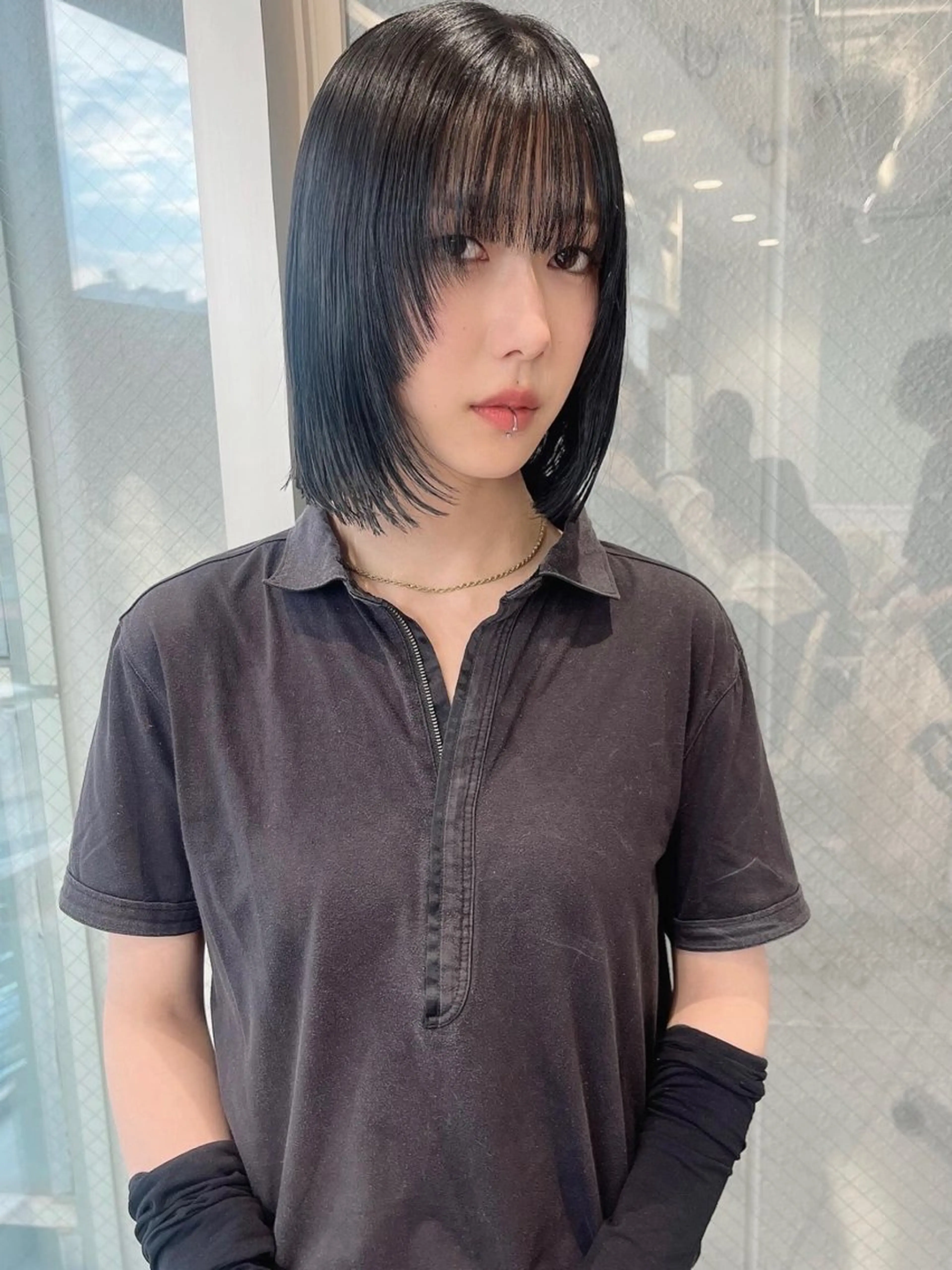 ショート ウルフカット／吉村 桃子のヘアスタイル