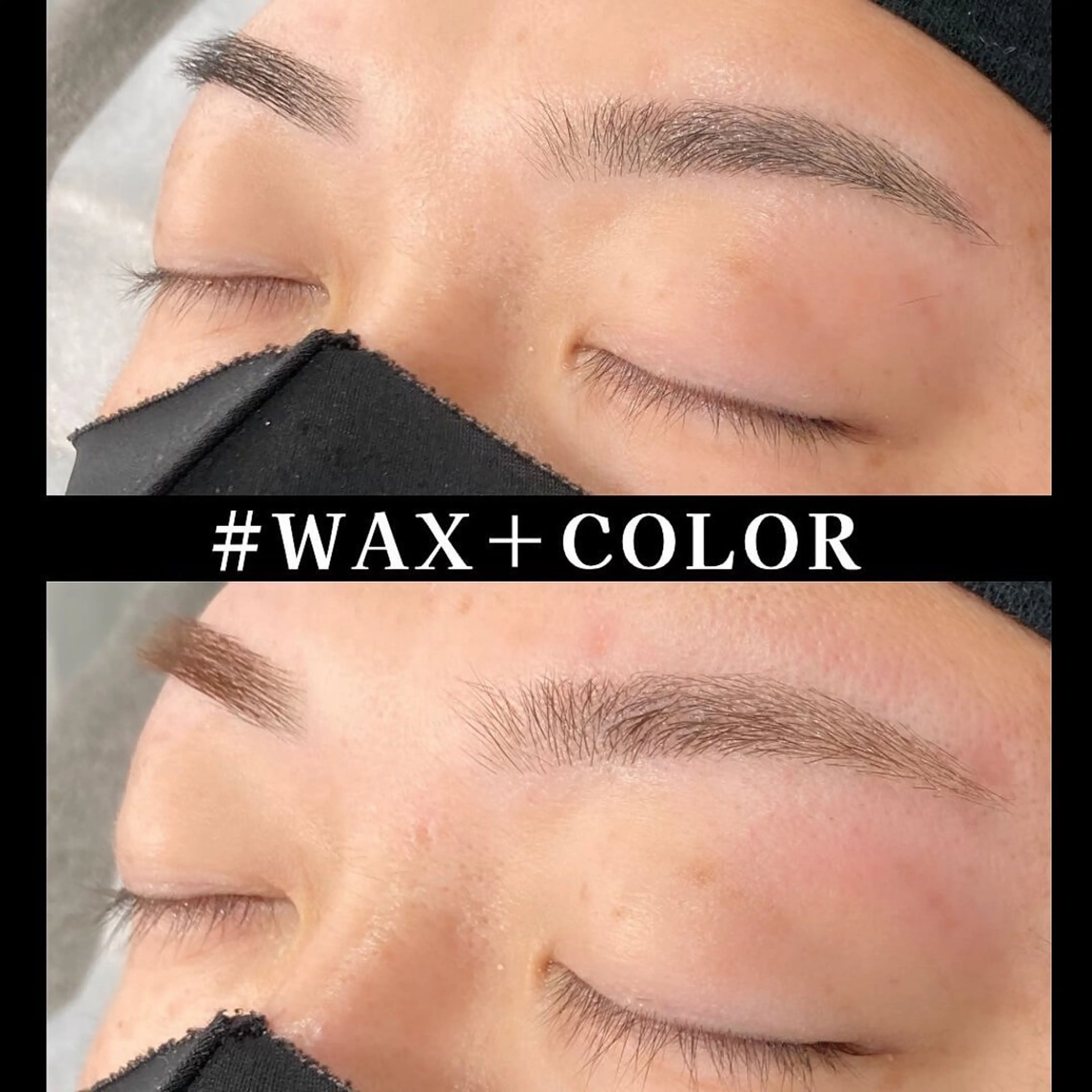 4/22(水)🍀メンズ限定研修モデル👨眉毛ワックス+ナチュラルカラー🤎(目安90分)の写真