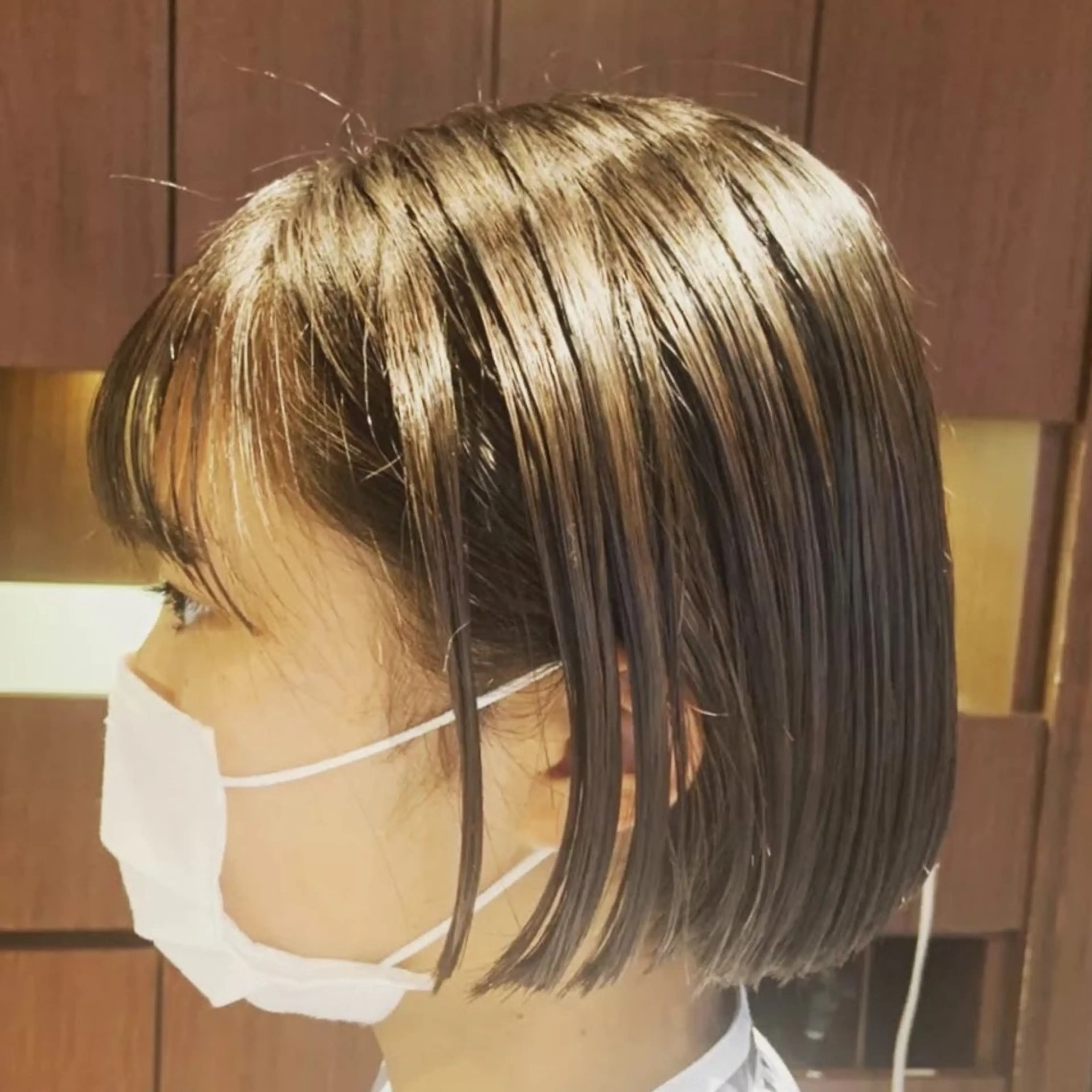 ミディアム キッズ ボブ ヨウコ YOKOのヘアスタイル
