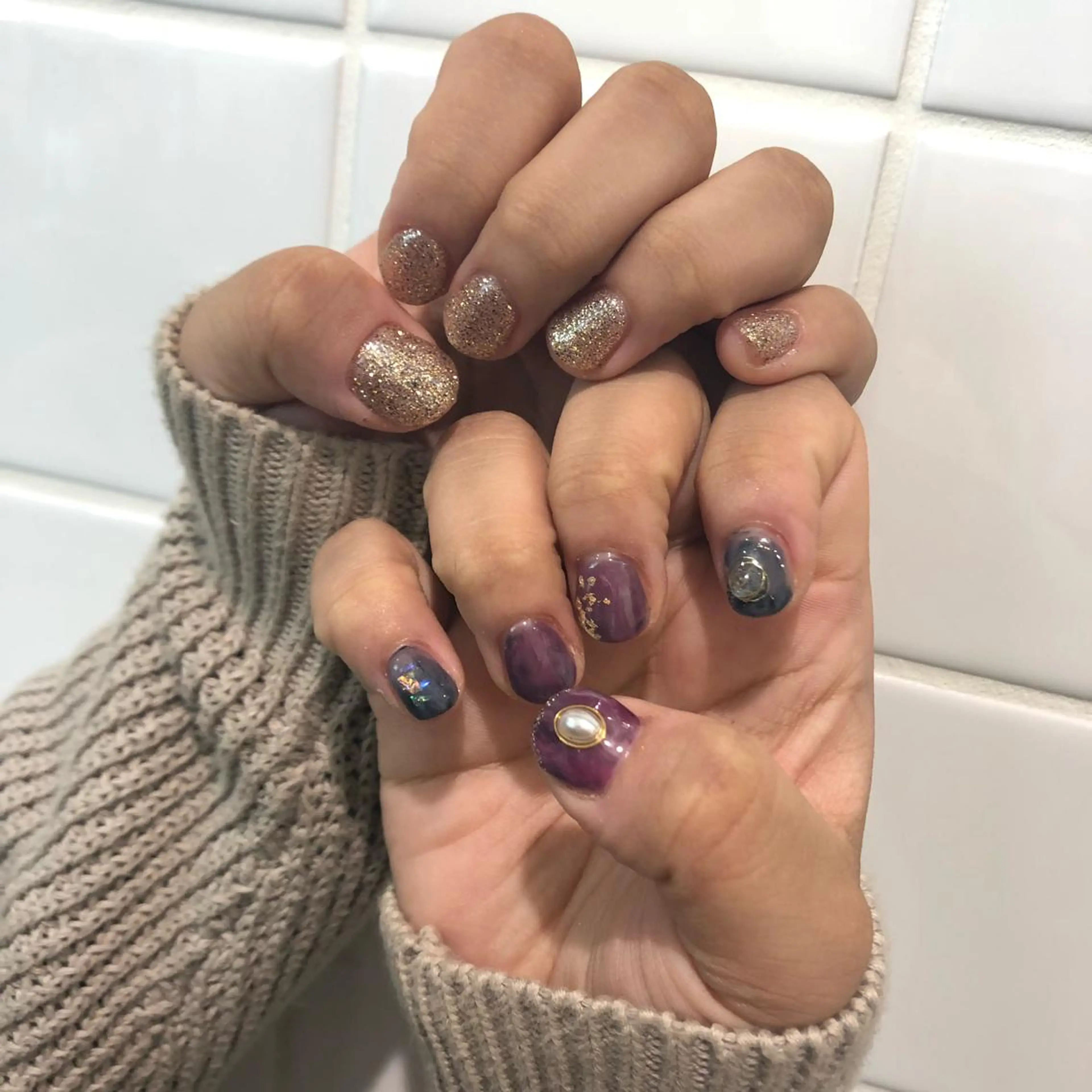ネイル 【淡色color/ nail】maikoのネイルデザイン