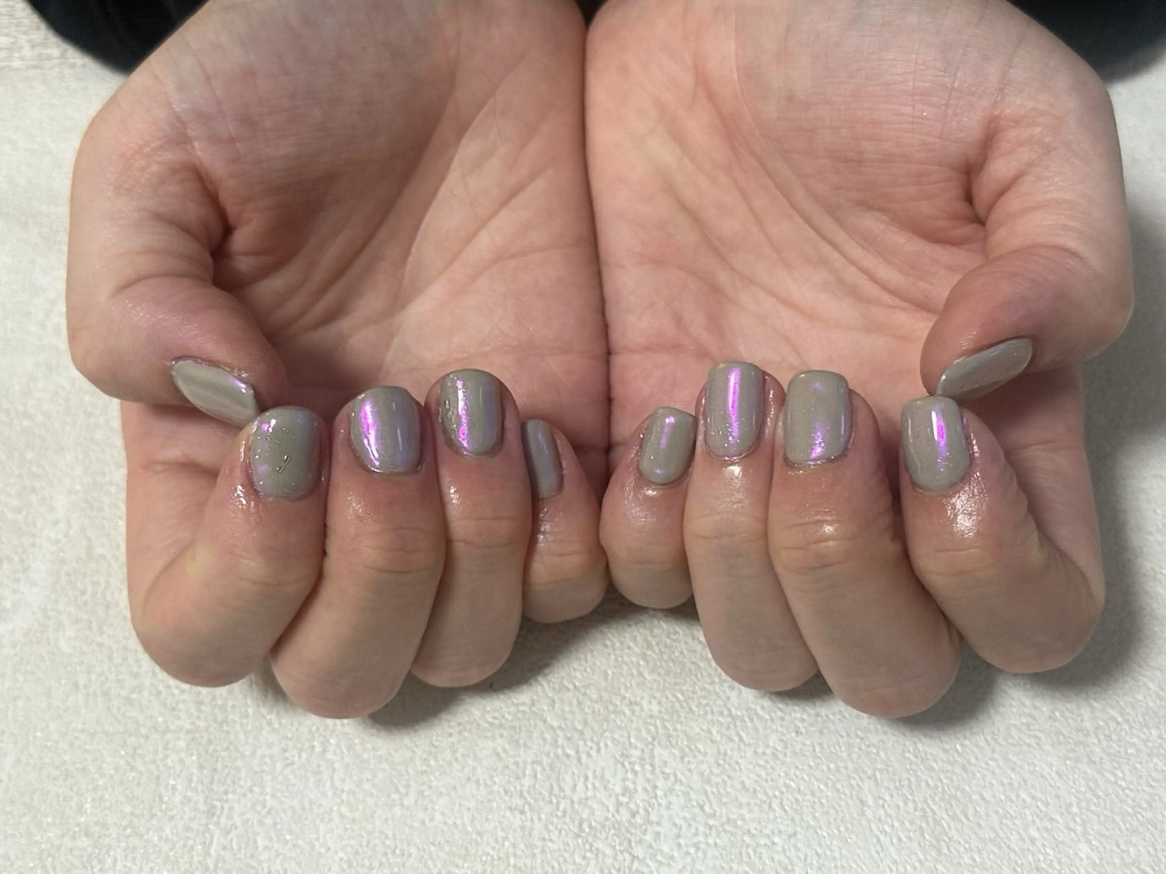 ネイル オーロラネイル 桜ネイル フラワーネイル フットネイル フレンチネイル ハンドネイル mogunail &blowのネイルデザイン